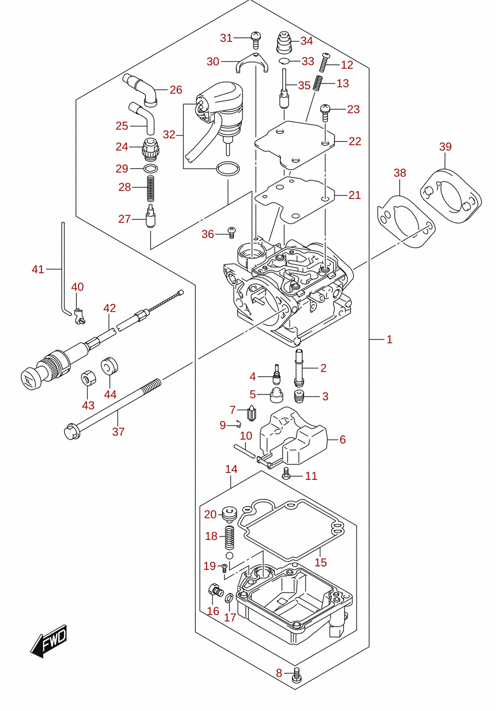 Carburetor (DF9.9A)