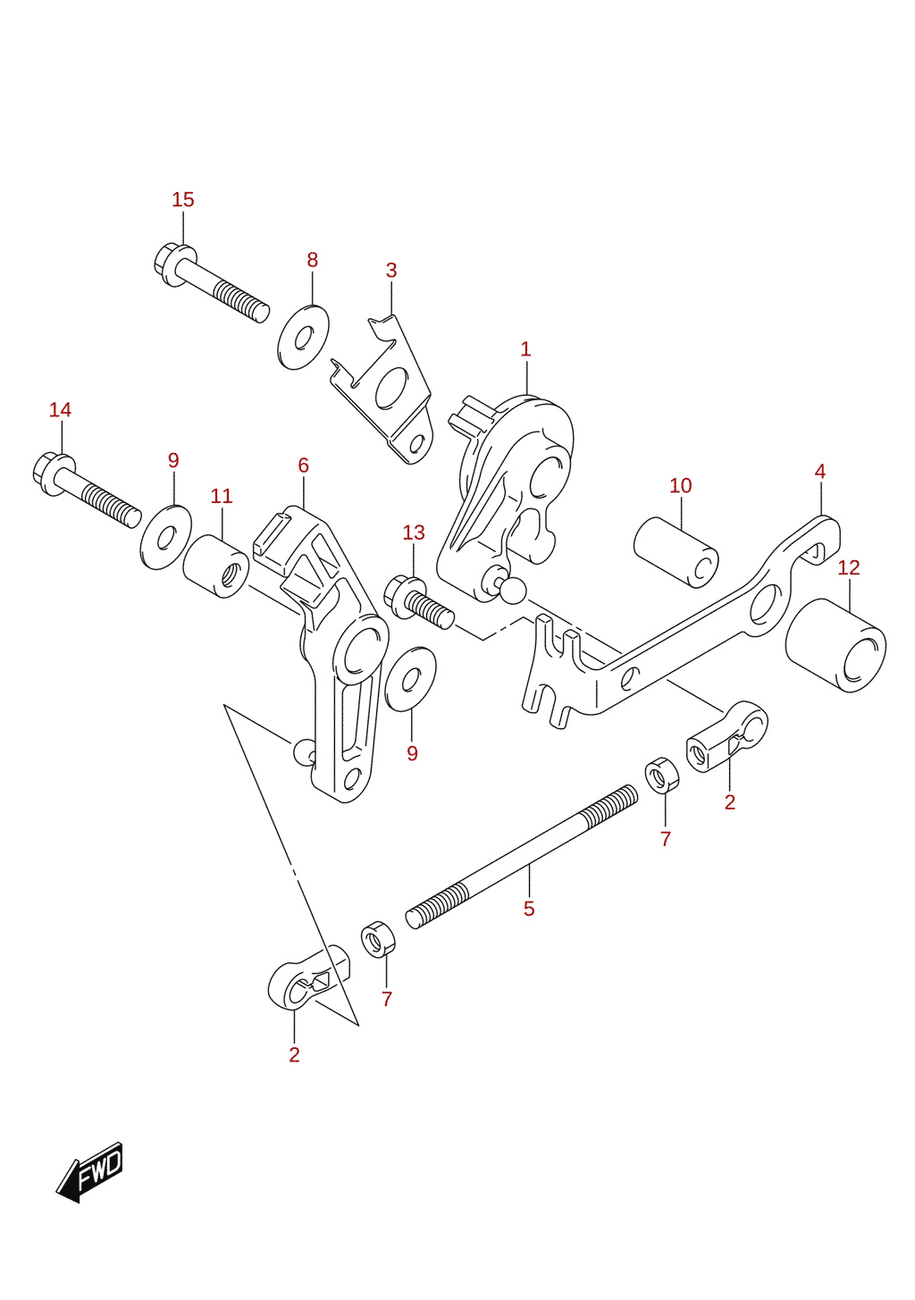 Control del acelerador (DF8A, DF9.9A)
