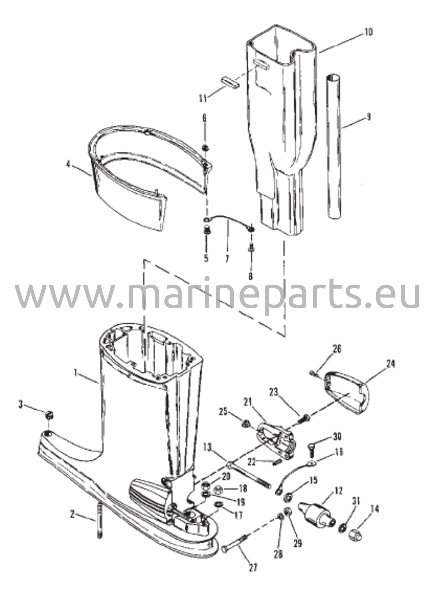 Voimansiirron akselikoteloasennus
