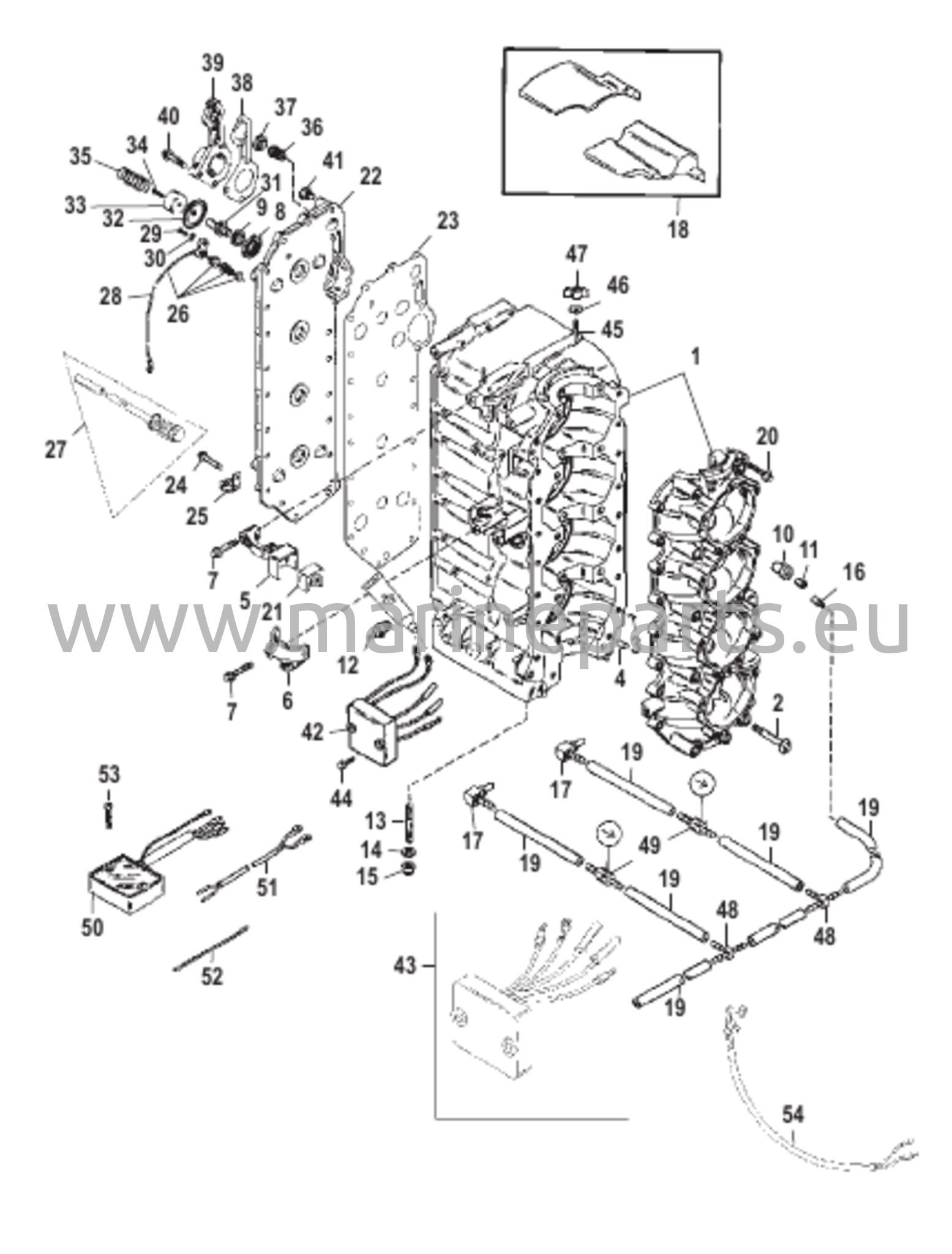 Sylinterilohko ja kampikammio