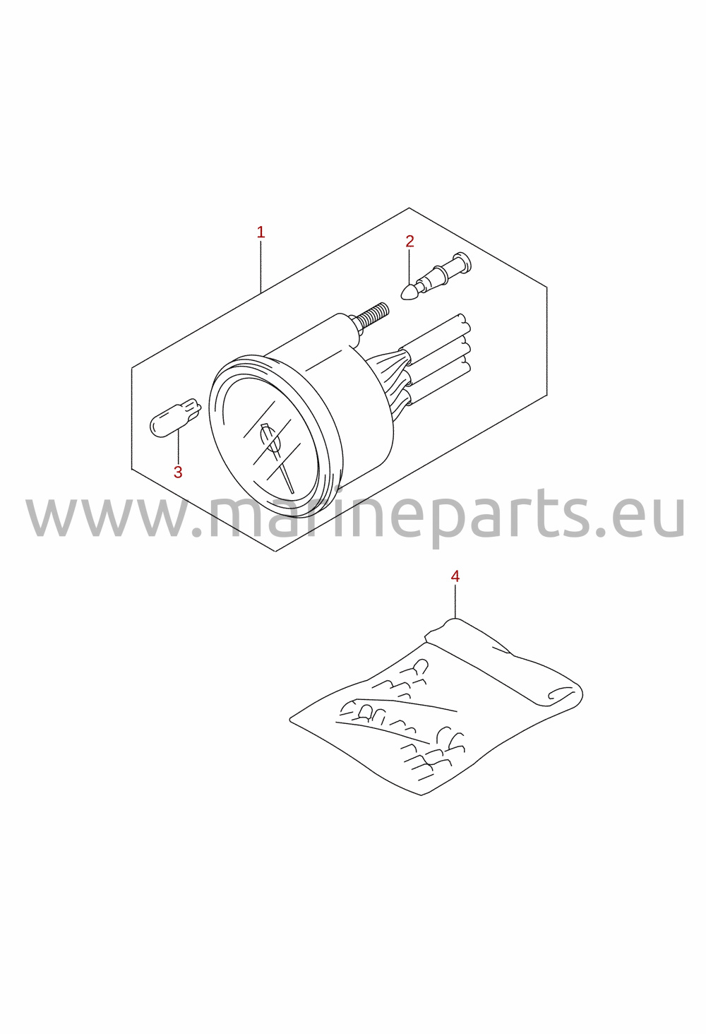 Instrument (DF8AR, DF9.9AR) (ekstraudstyr)