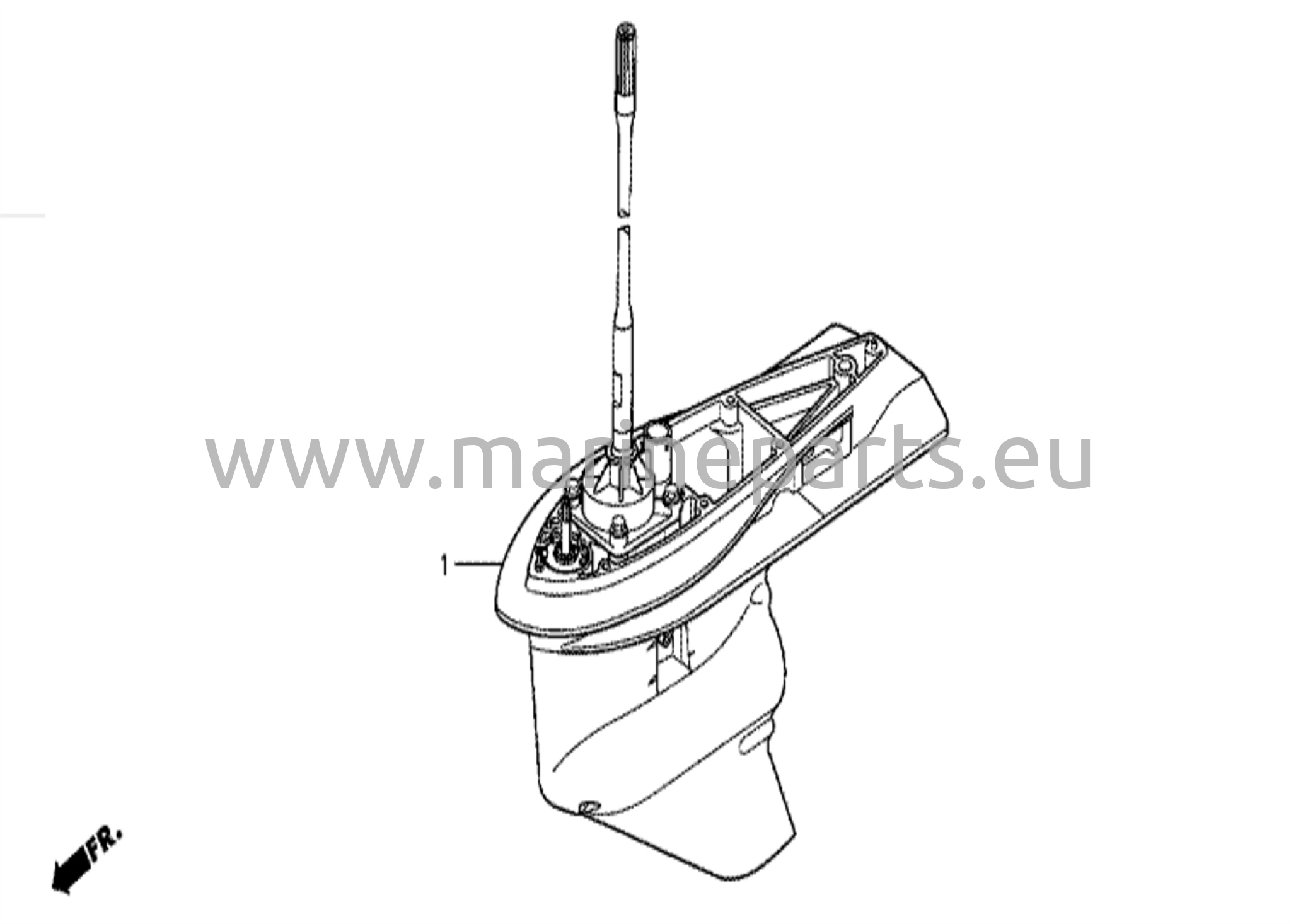 Växellådsdelar, komplett.