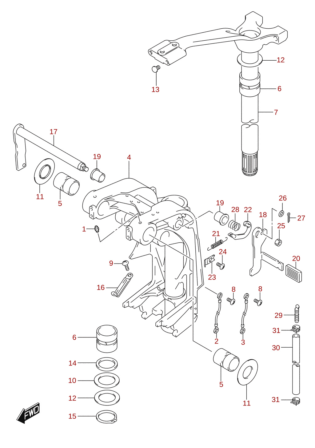 Pöördkinnitus (DF115AZ)