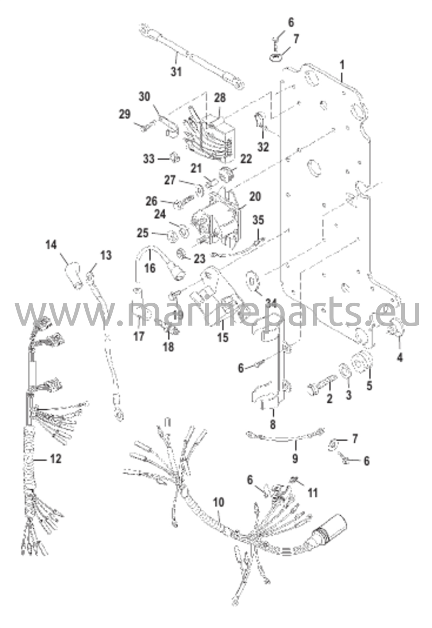 Sähkökomponentit USA-0G438000/BEL-9937000 ja uudemmat