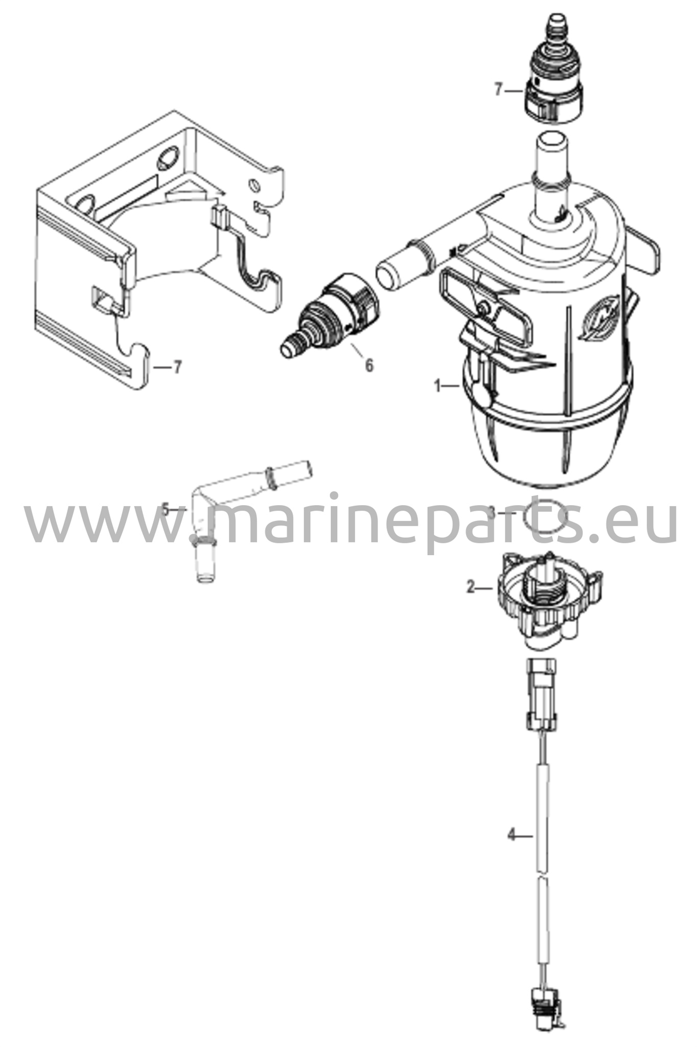 Polttoainesuodatin WIF:llä – veneeseen asennettava