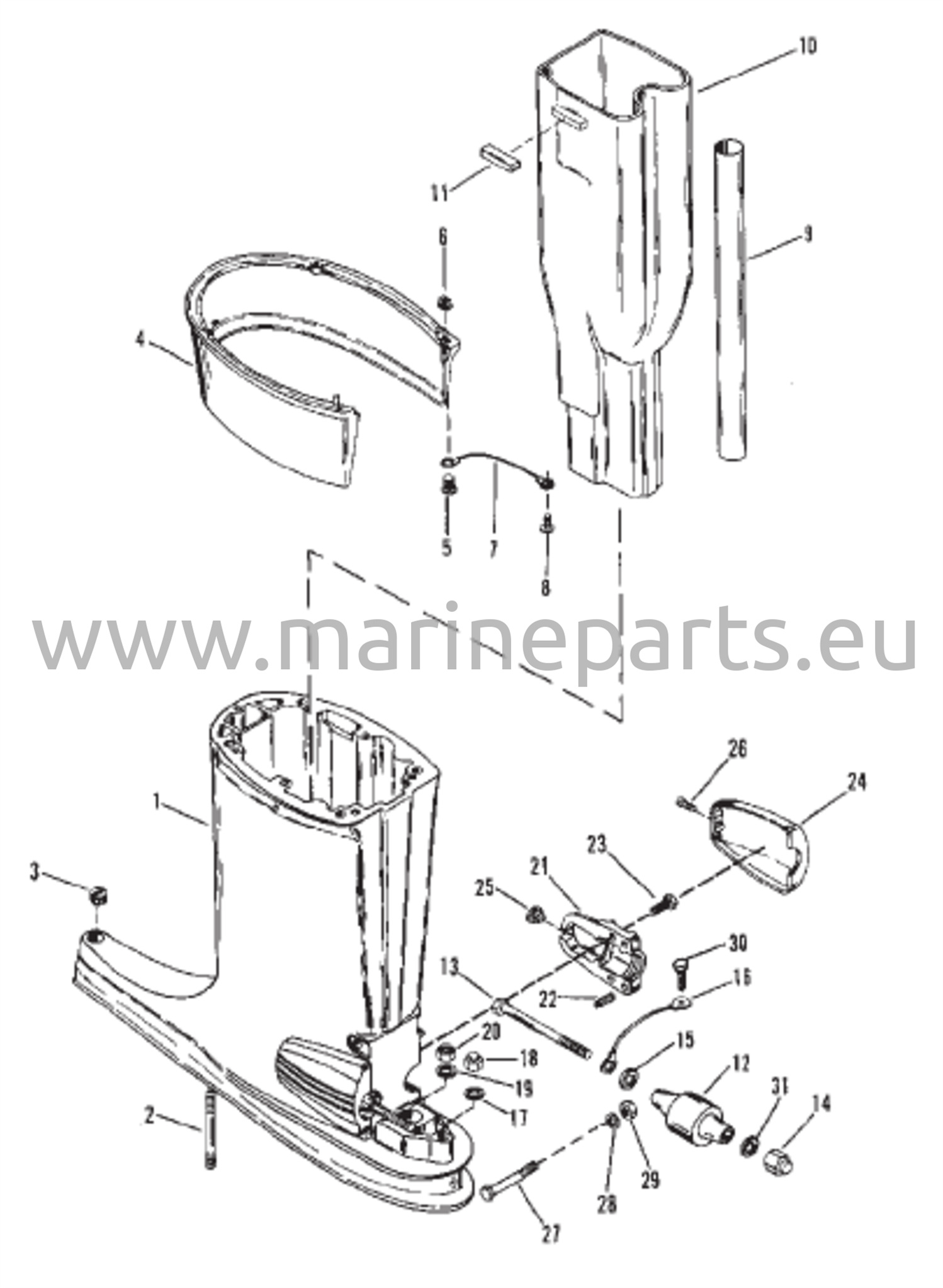 Voimansiirron akselikoteloasennus
