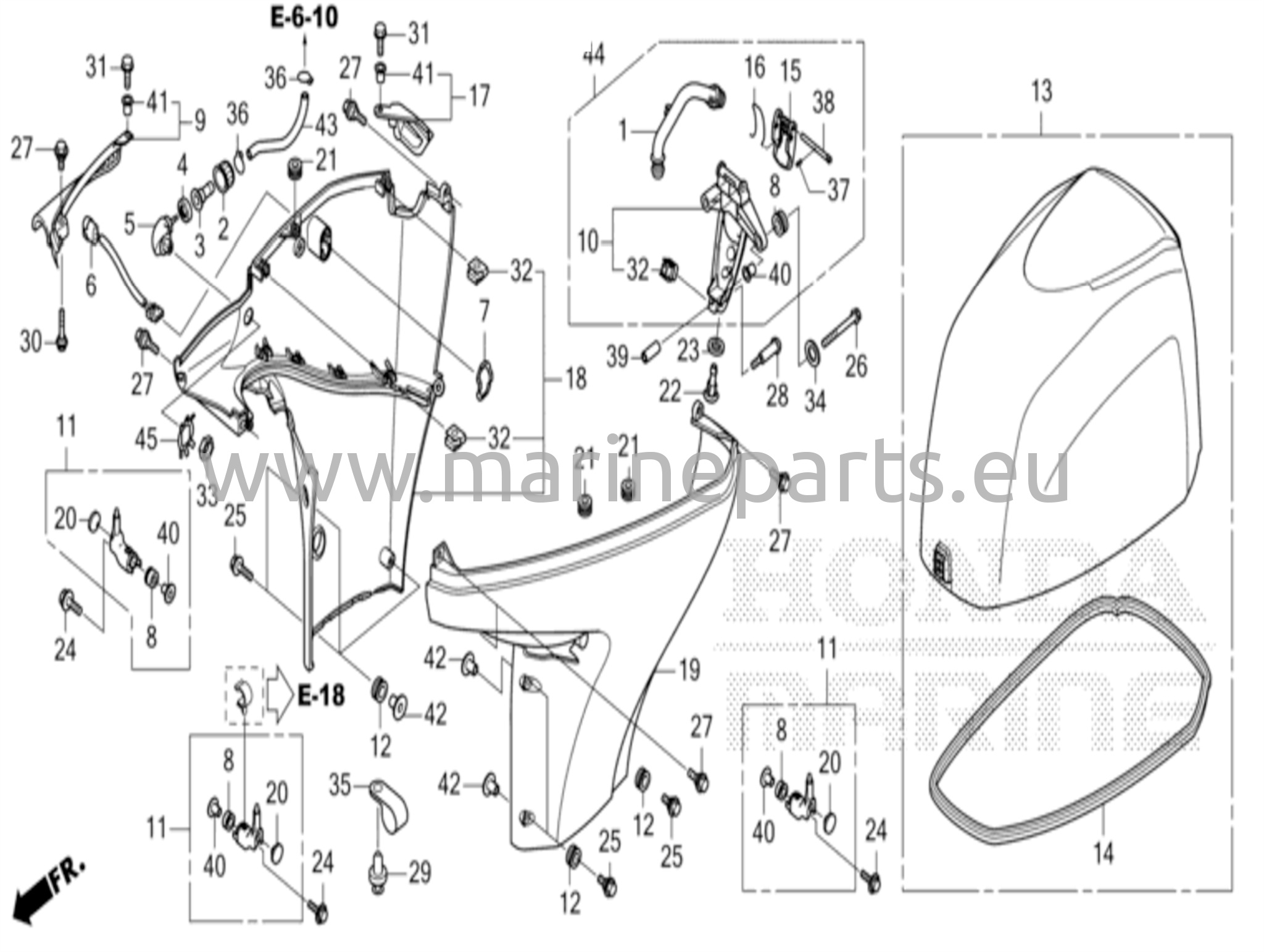Mootori kate / alumine kate