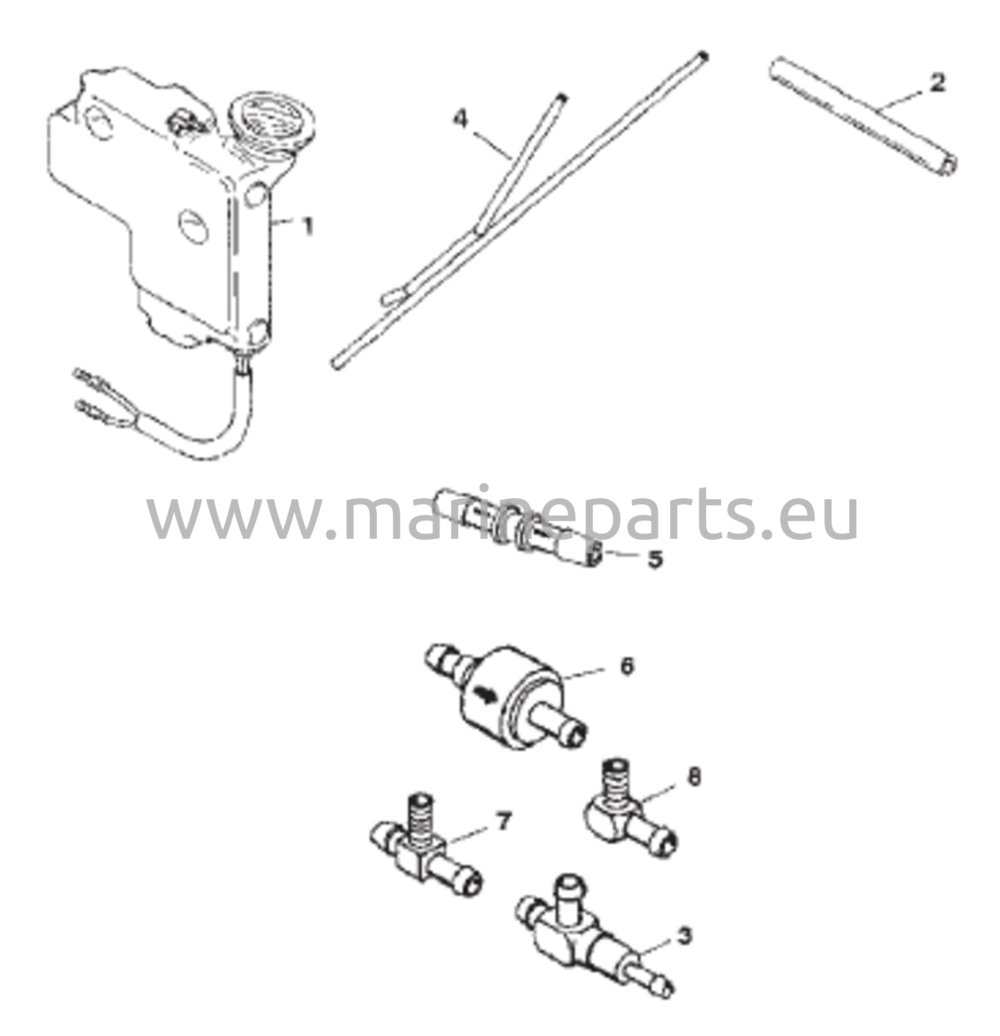Etäöljysäiliö Aramark-moottoreihin