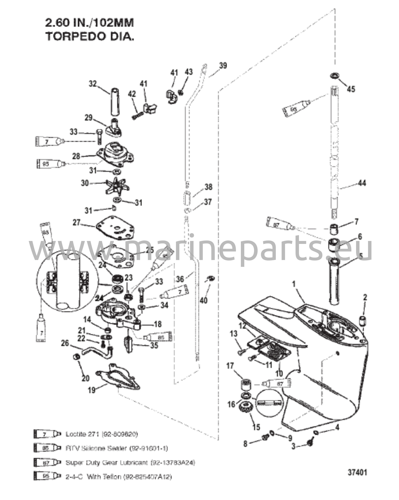 Vaihteiston kotelo (vetopyöräakseli) (2,00:1 vaihdekerroin)