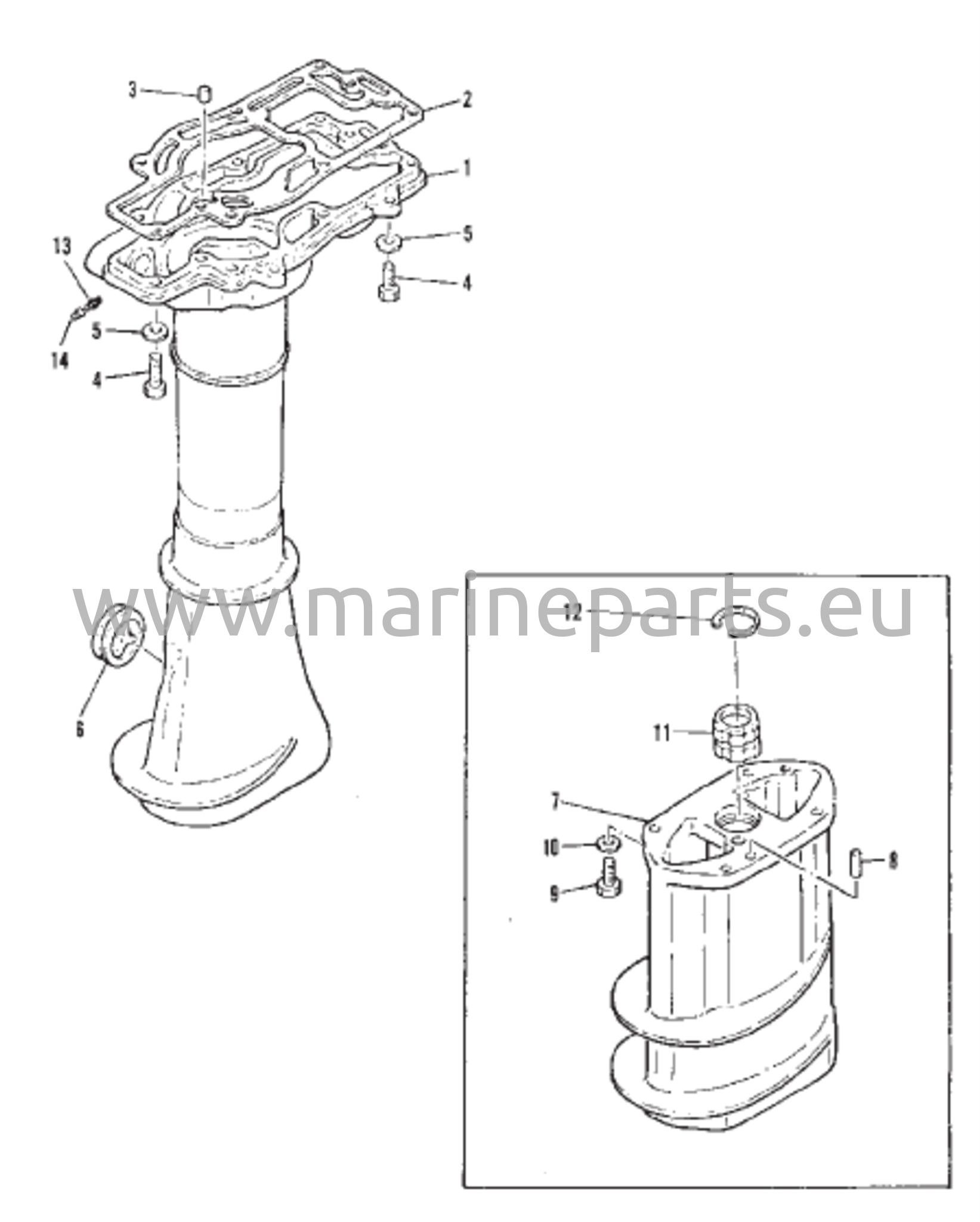 Voimansiirtovarren kotelo