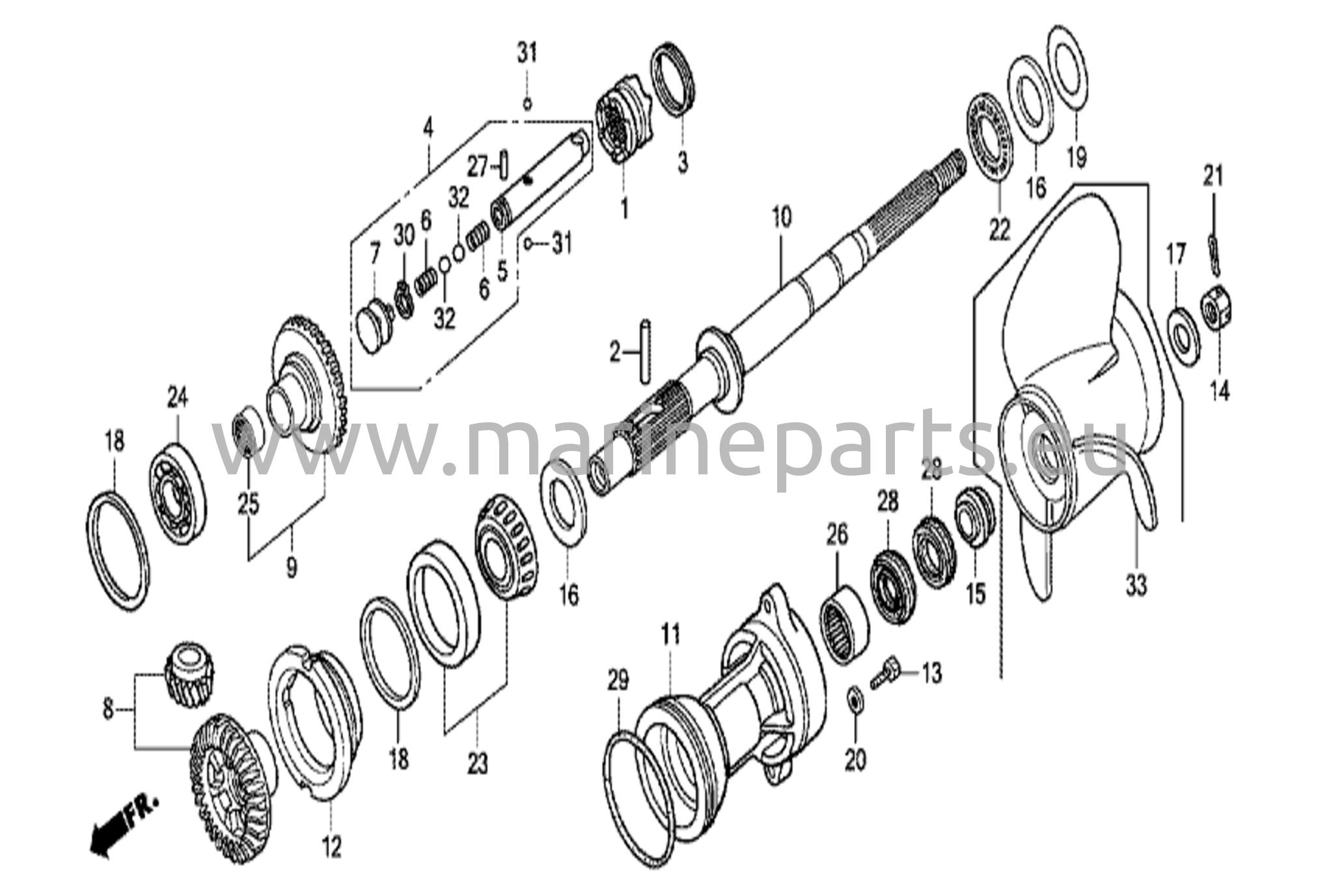 Propelleraxel (motrotation)