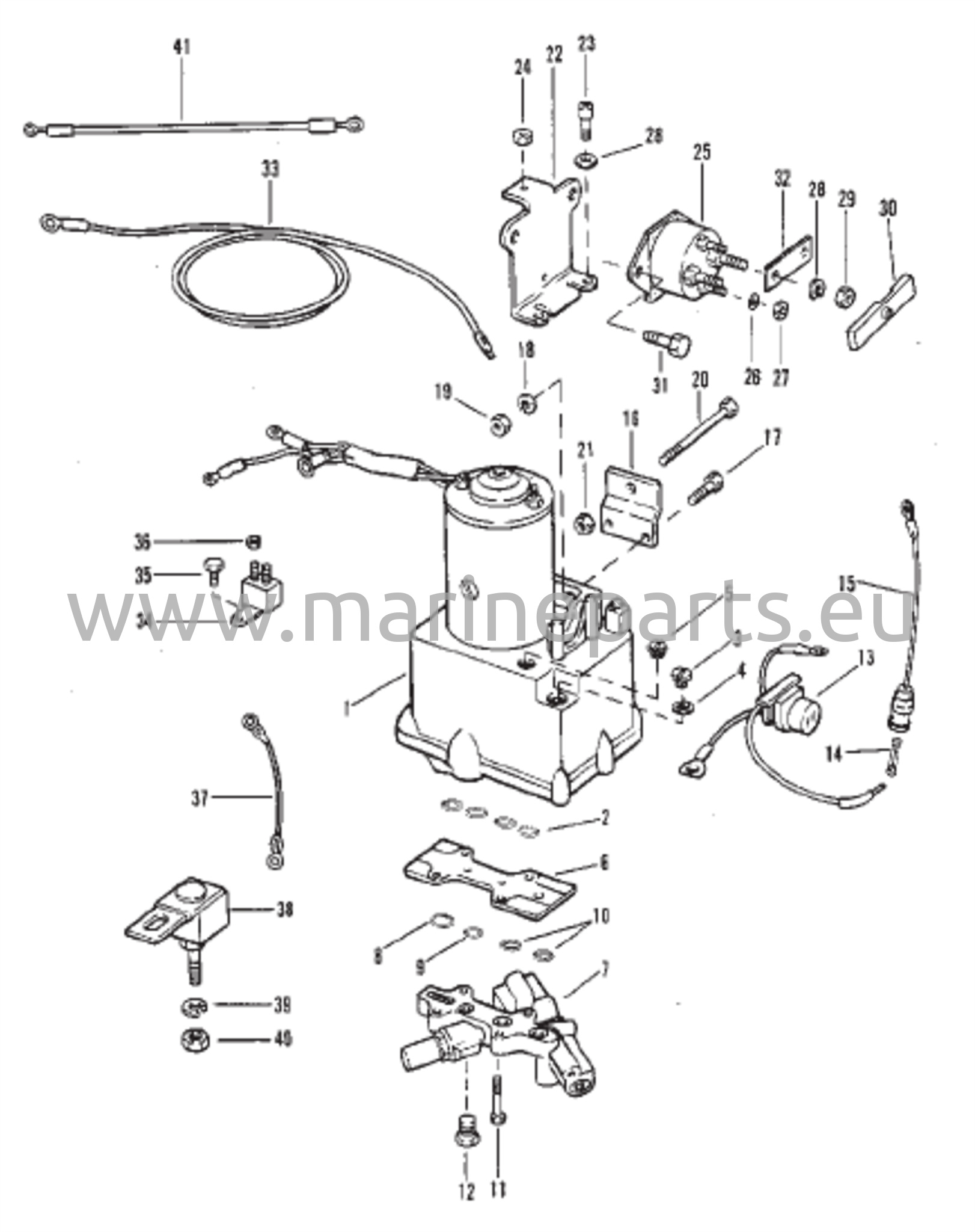 Tehostusosat (piirinsuojakytkimellä ja sulakkeella)
