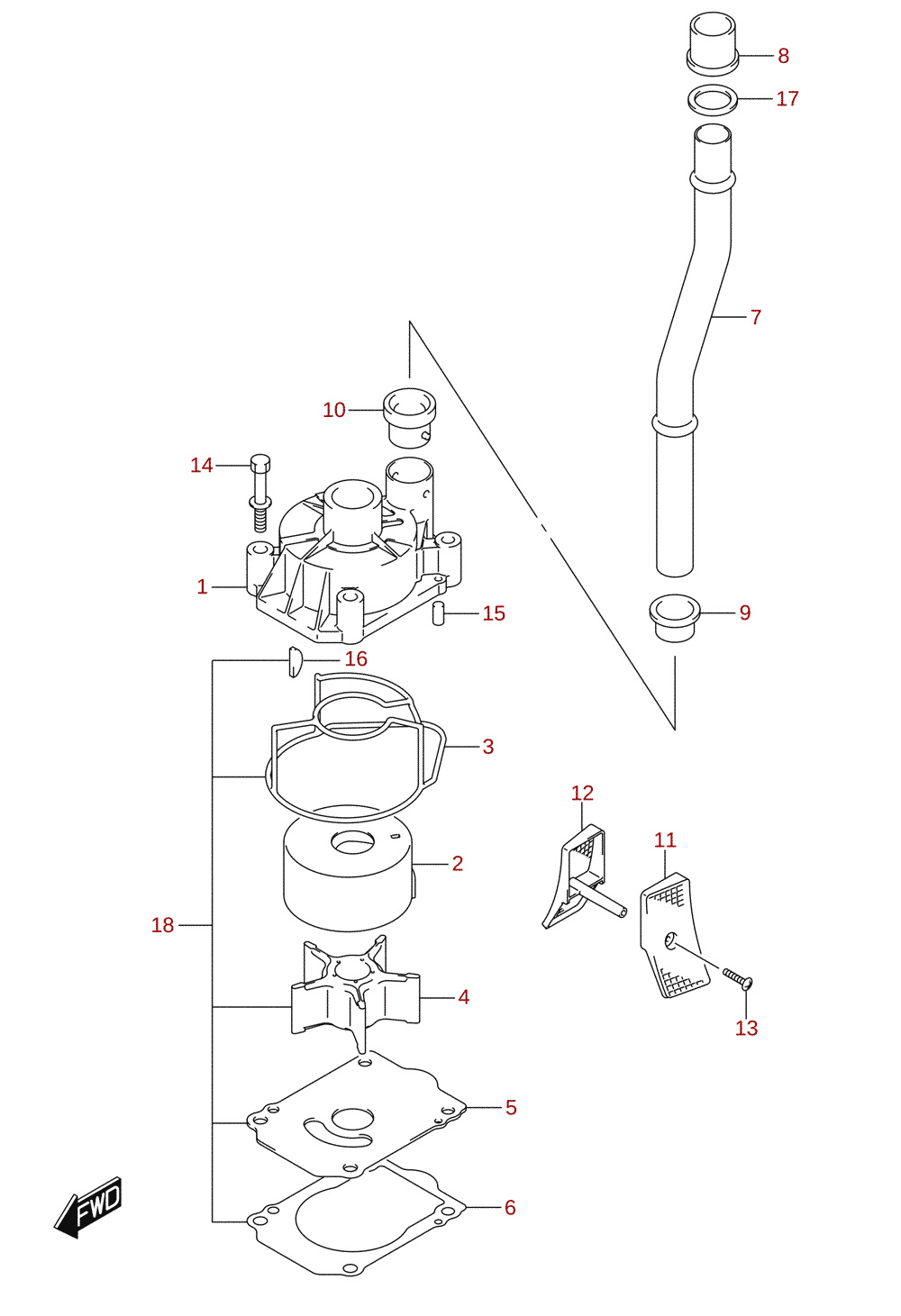 Vattenpump (DF200AP)