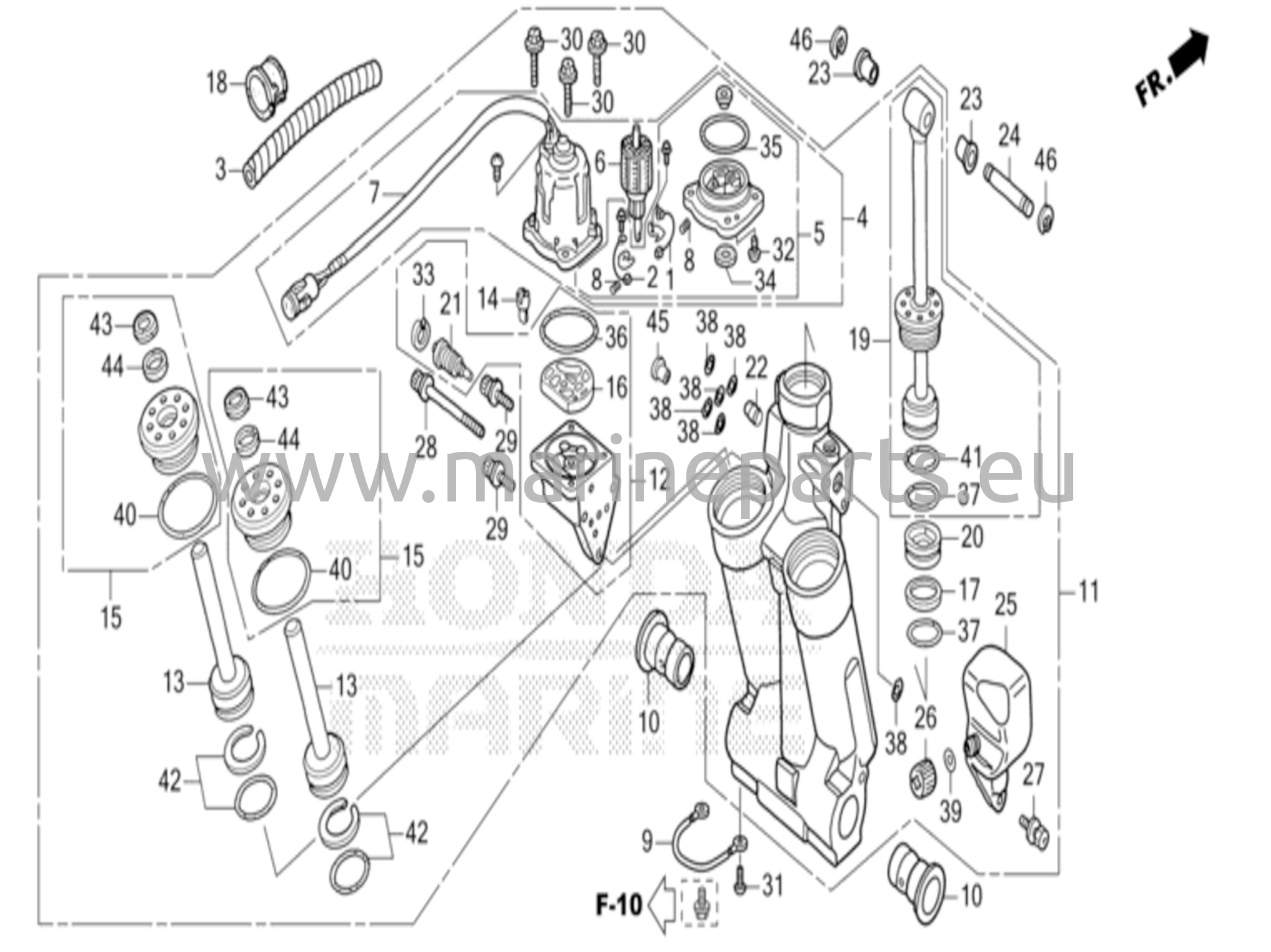 Voimansiirron trimmi ja kallistus