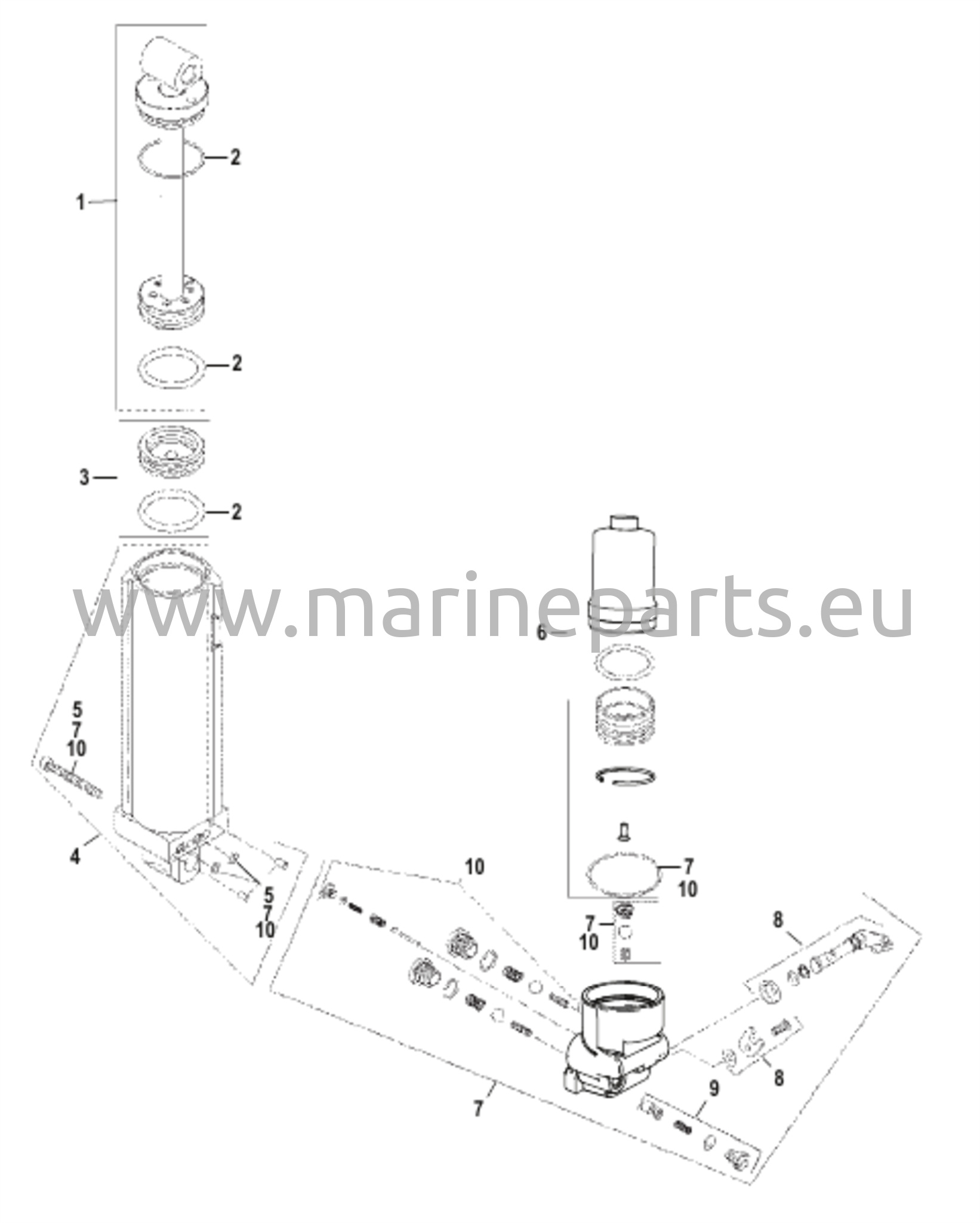 Manuaalisen kallistuksen avustinkomponentit