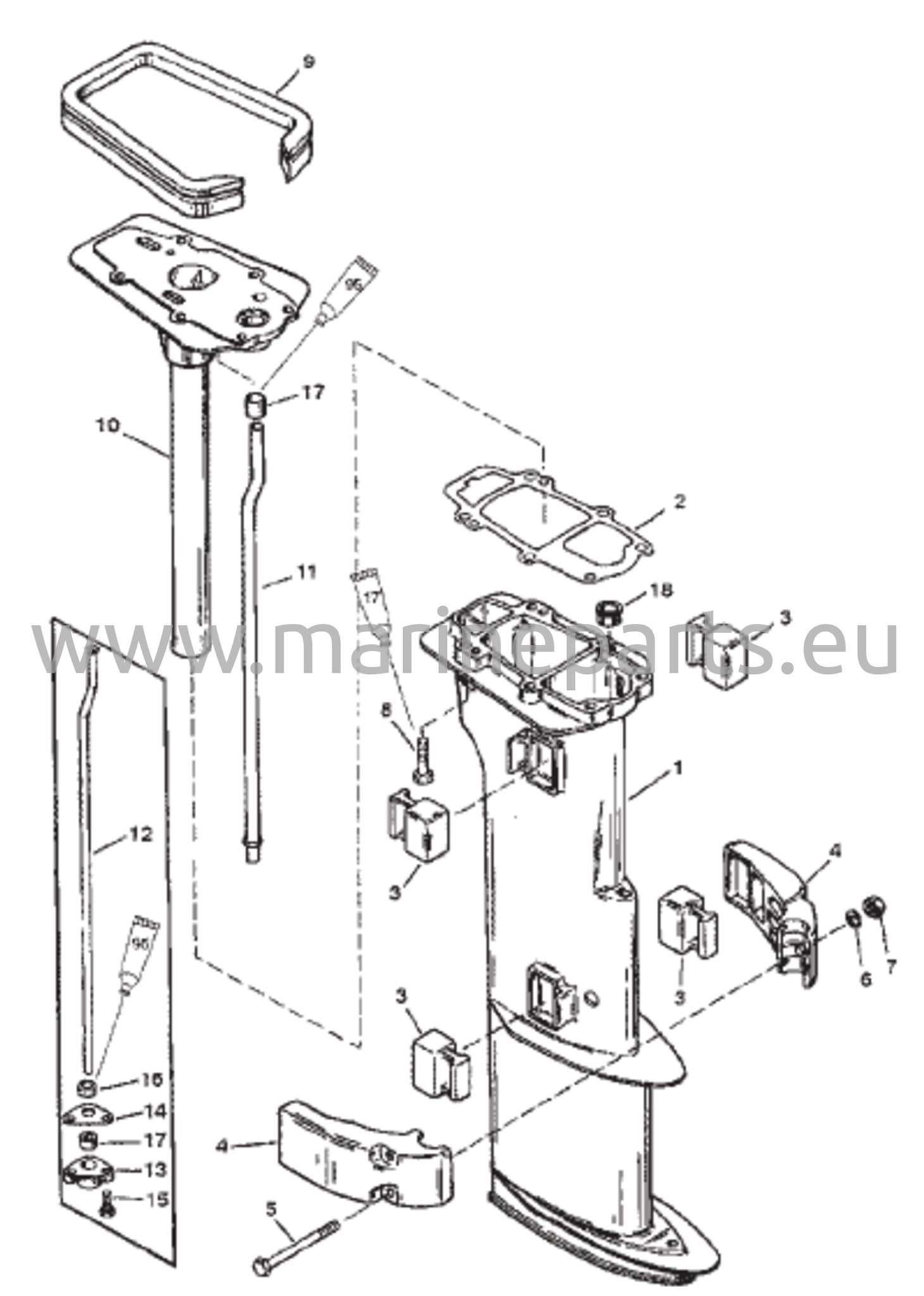 Voimansiirron akselikotelo