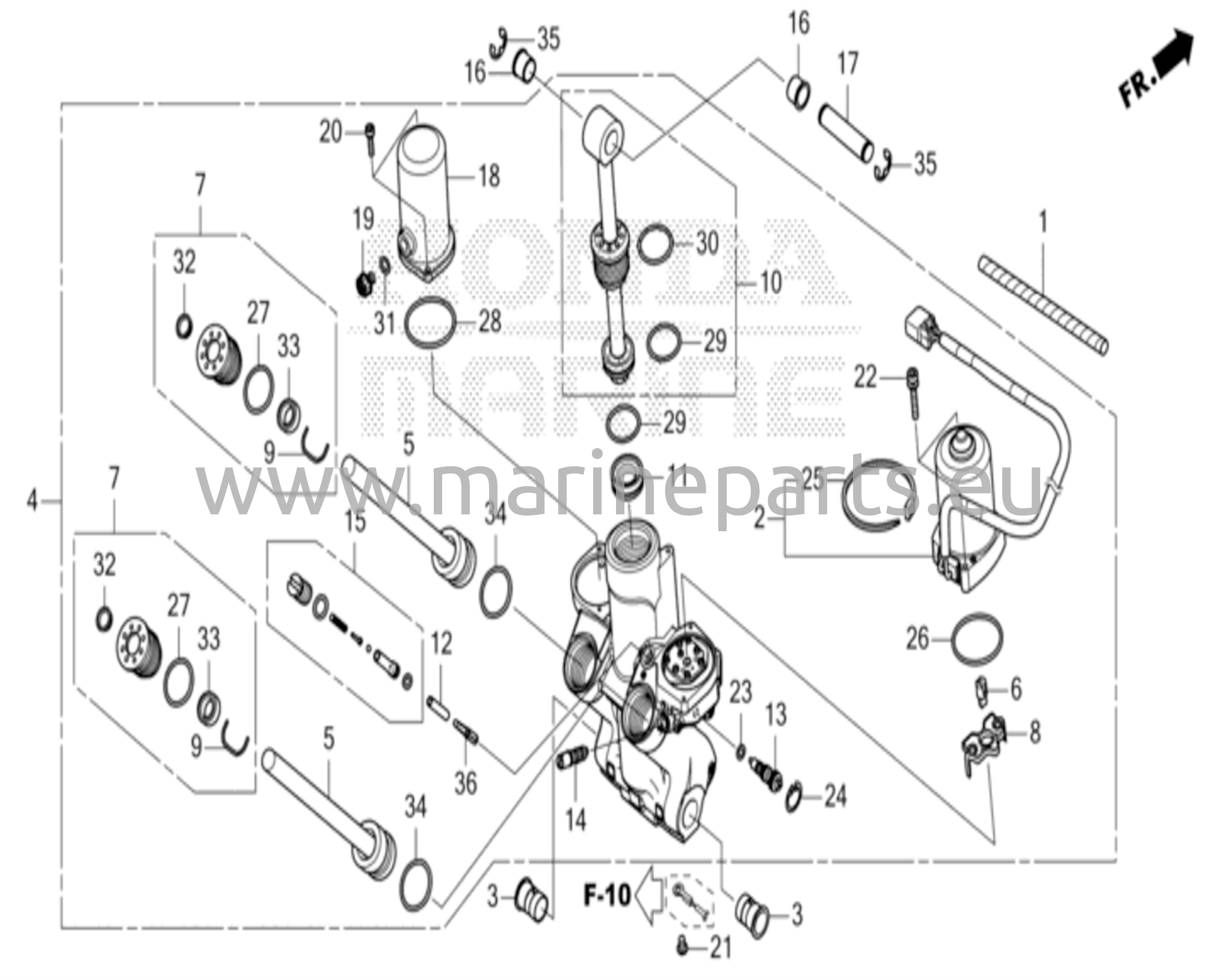 Voimansiirron trimmi ja kallistus