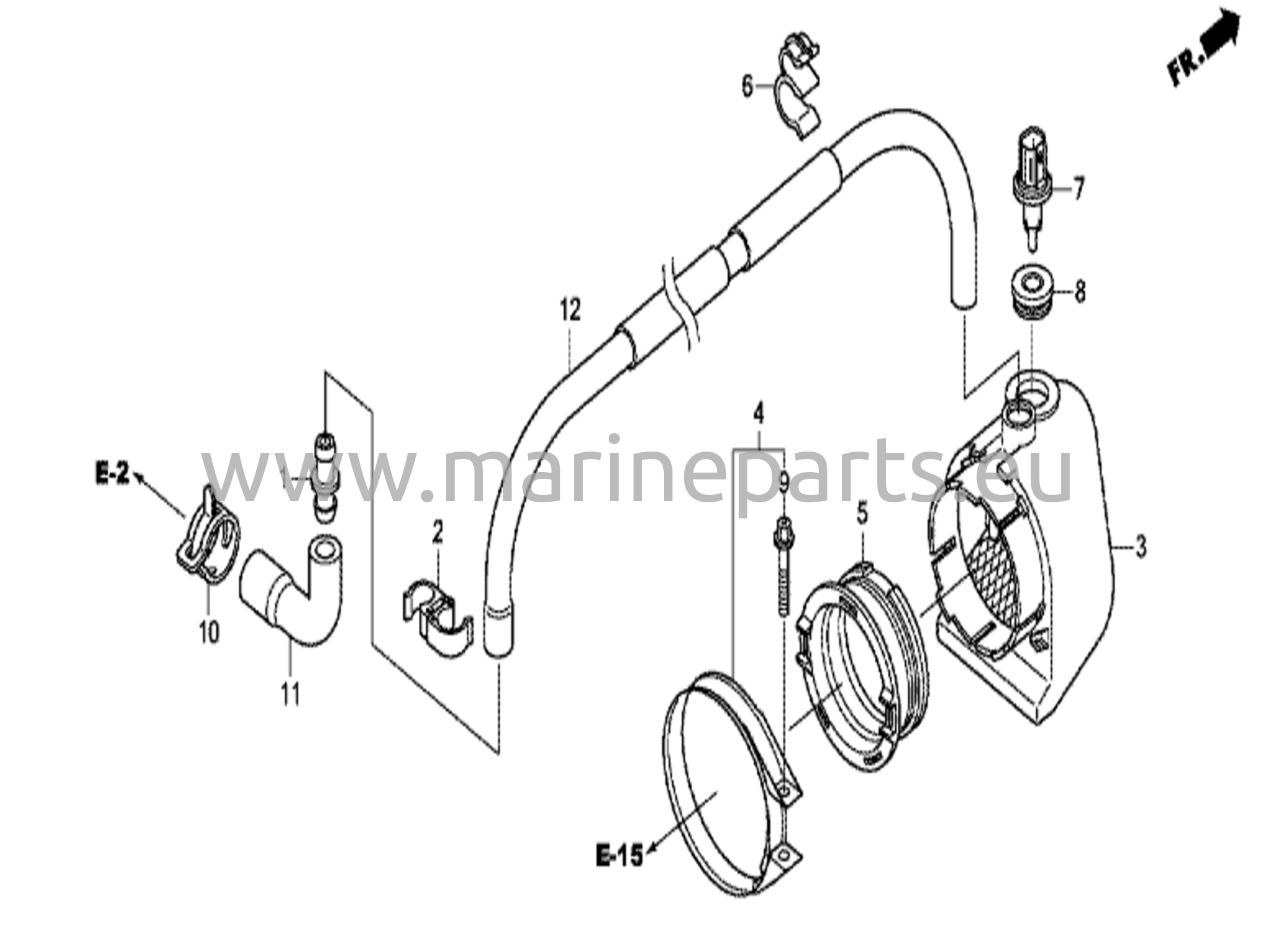 Ilmanottoputken ohjain