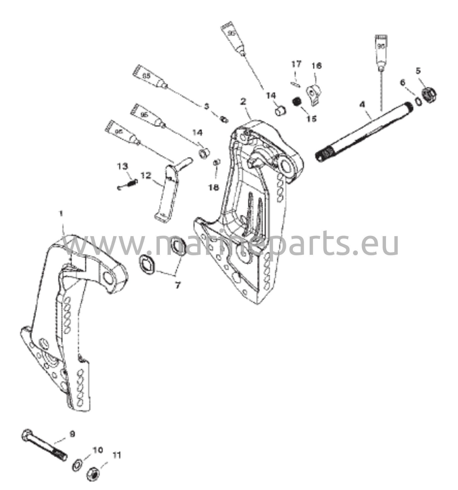 Peräpeilitelineet (S/N-0G590000 ja siitä eteenpäin)