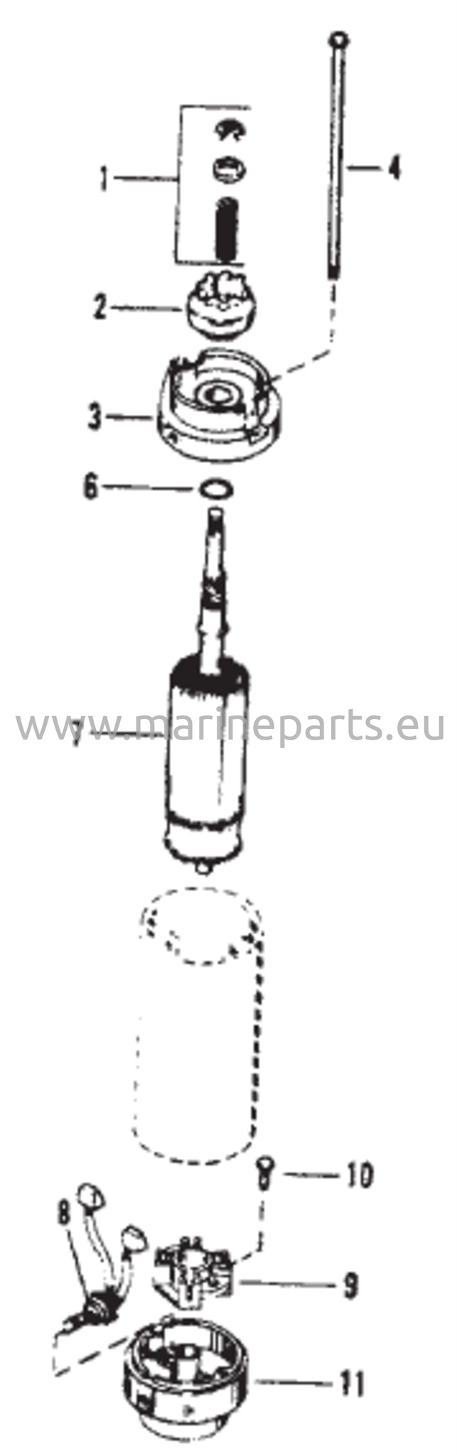 Käynnistinmoottorin kokoonpano