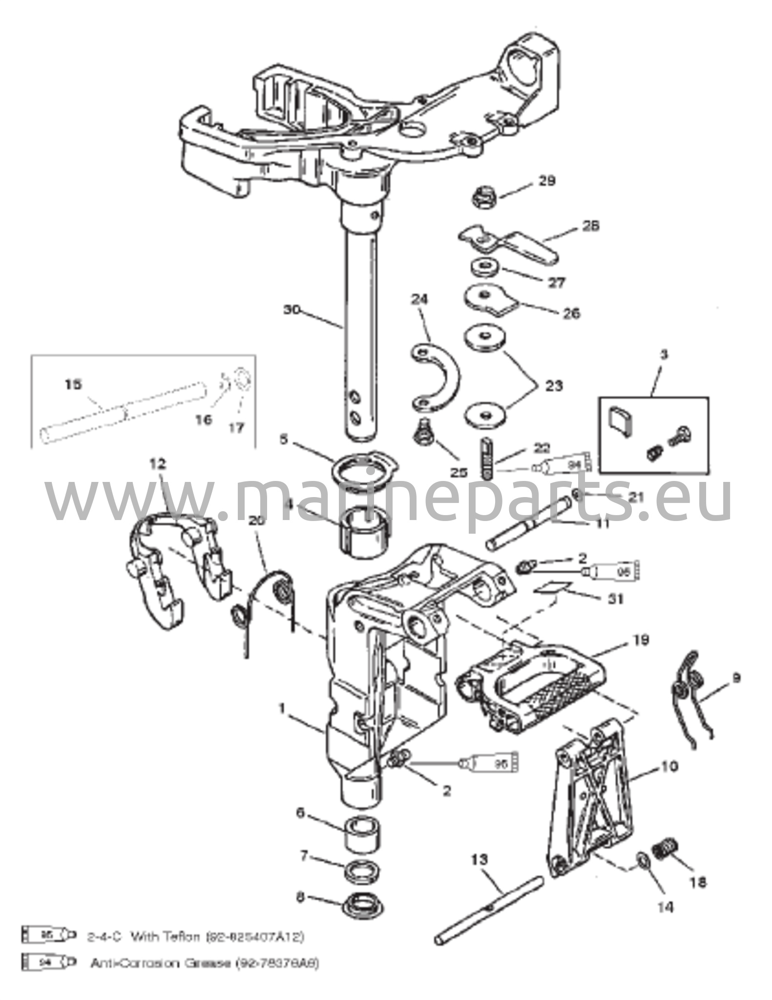 Kääntyvä kiinnikekokoonpano