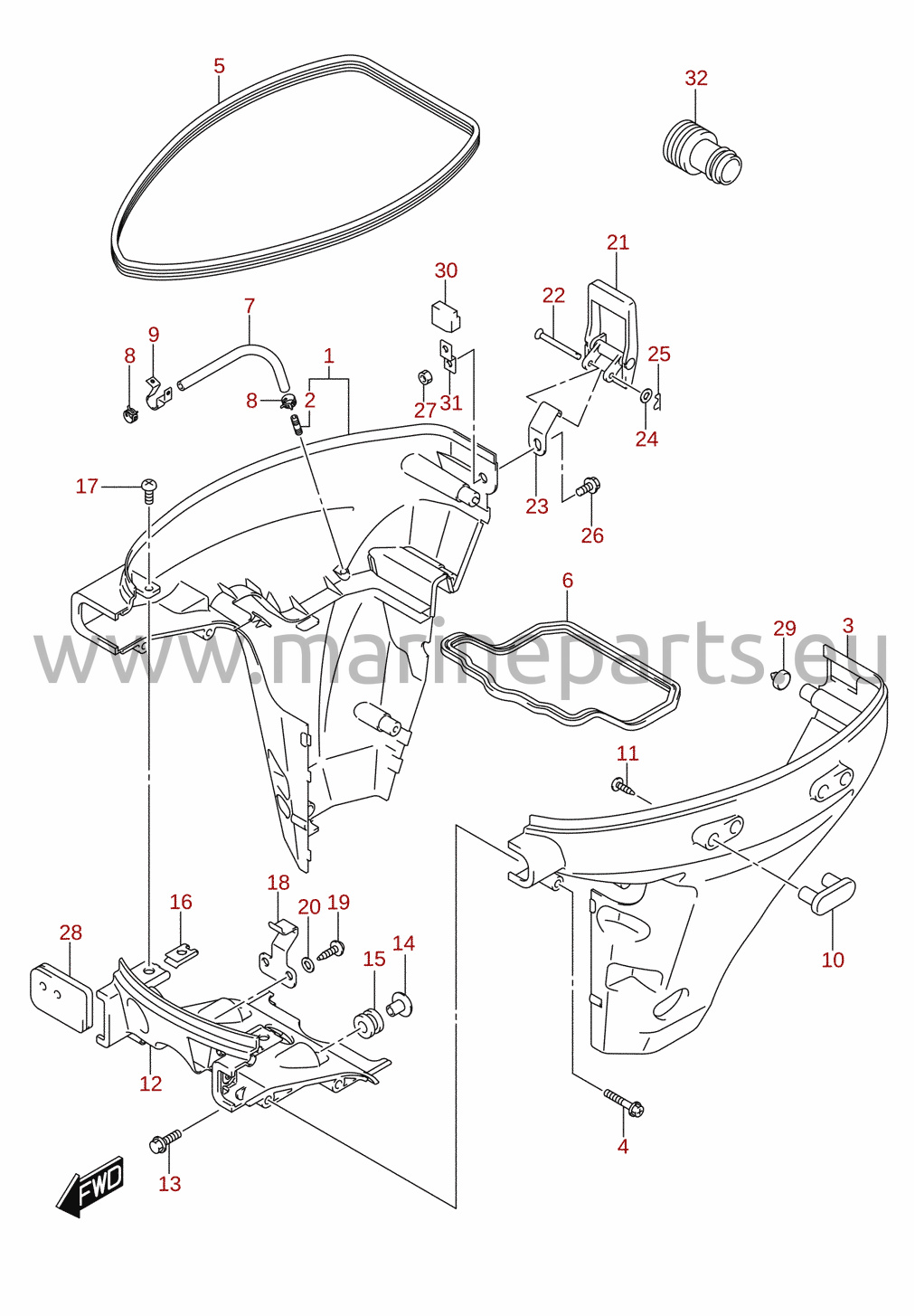 Tapa lateral (DF8AR, DF9.9AR)