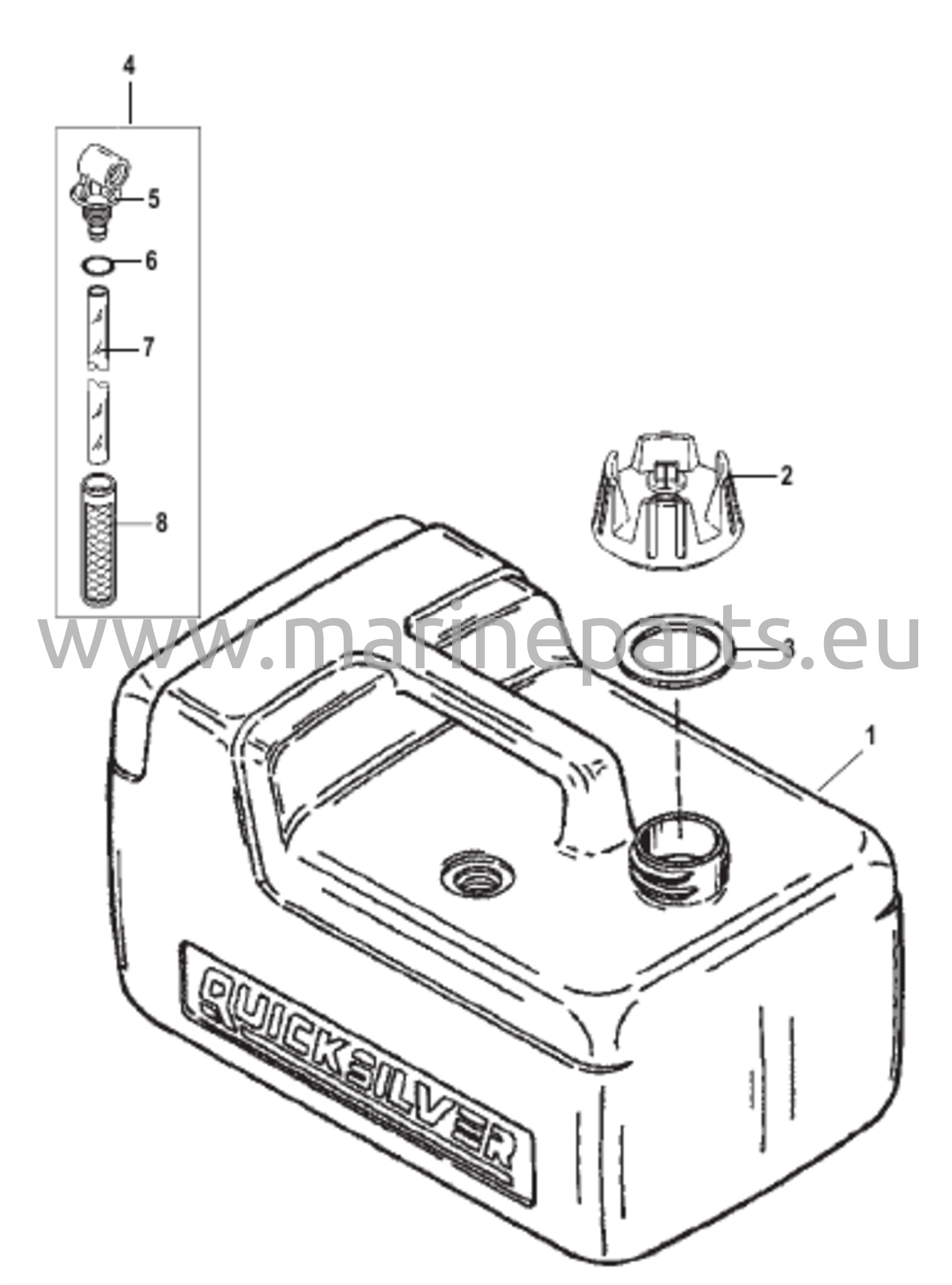 Fuel Tank Assembly (3.2 Gallon) 