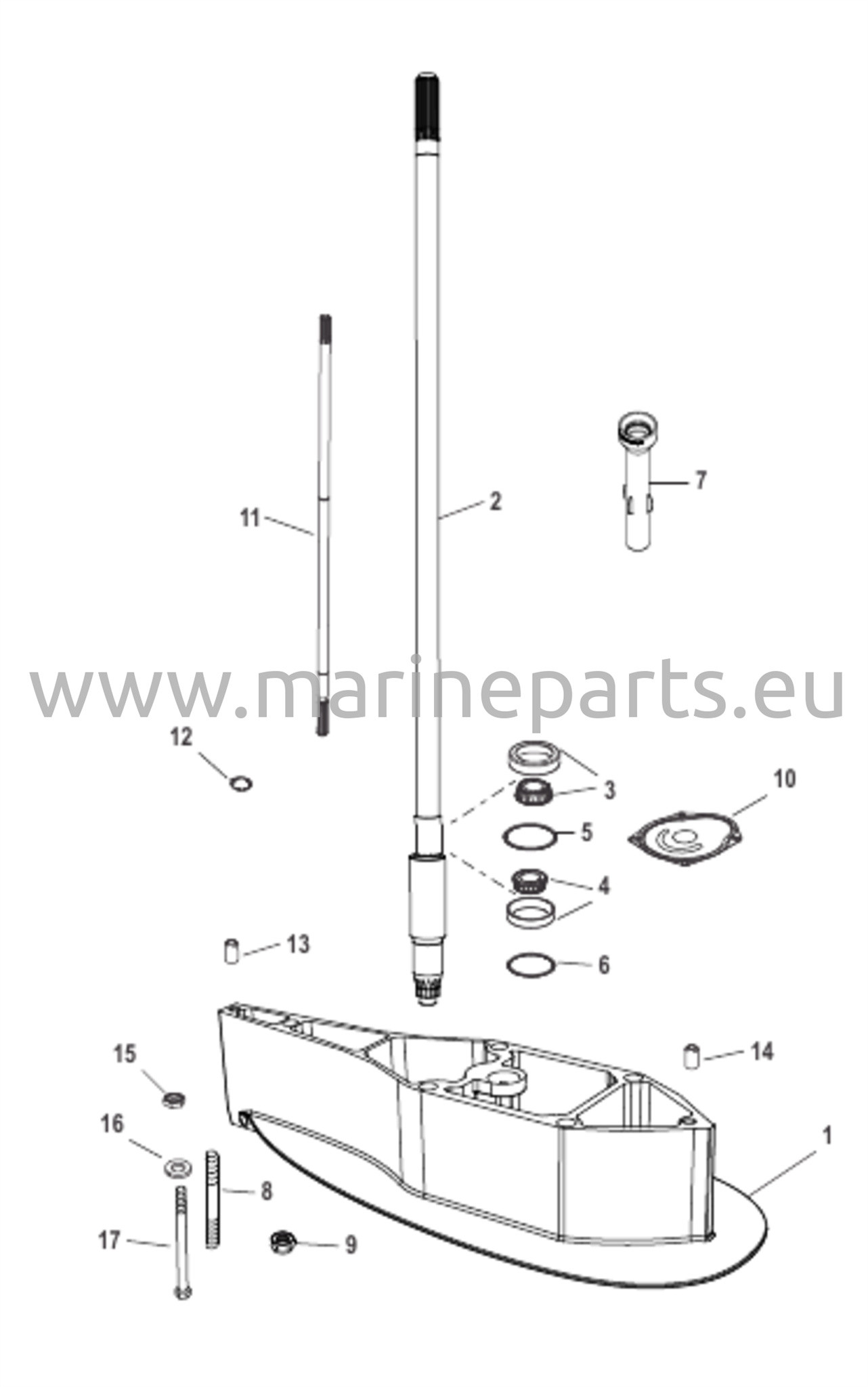 Vetovarren kotelon jatkosarja Command Thrust 2.38:1