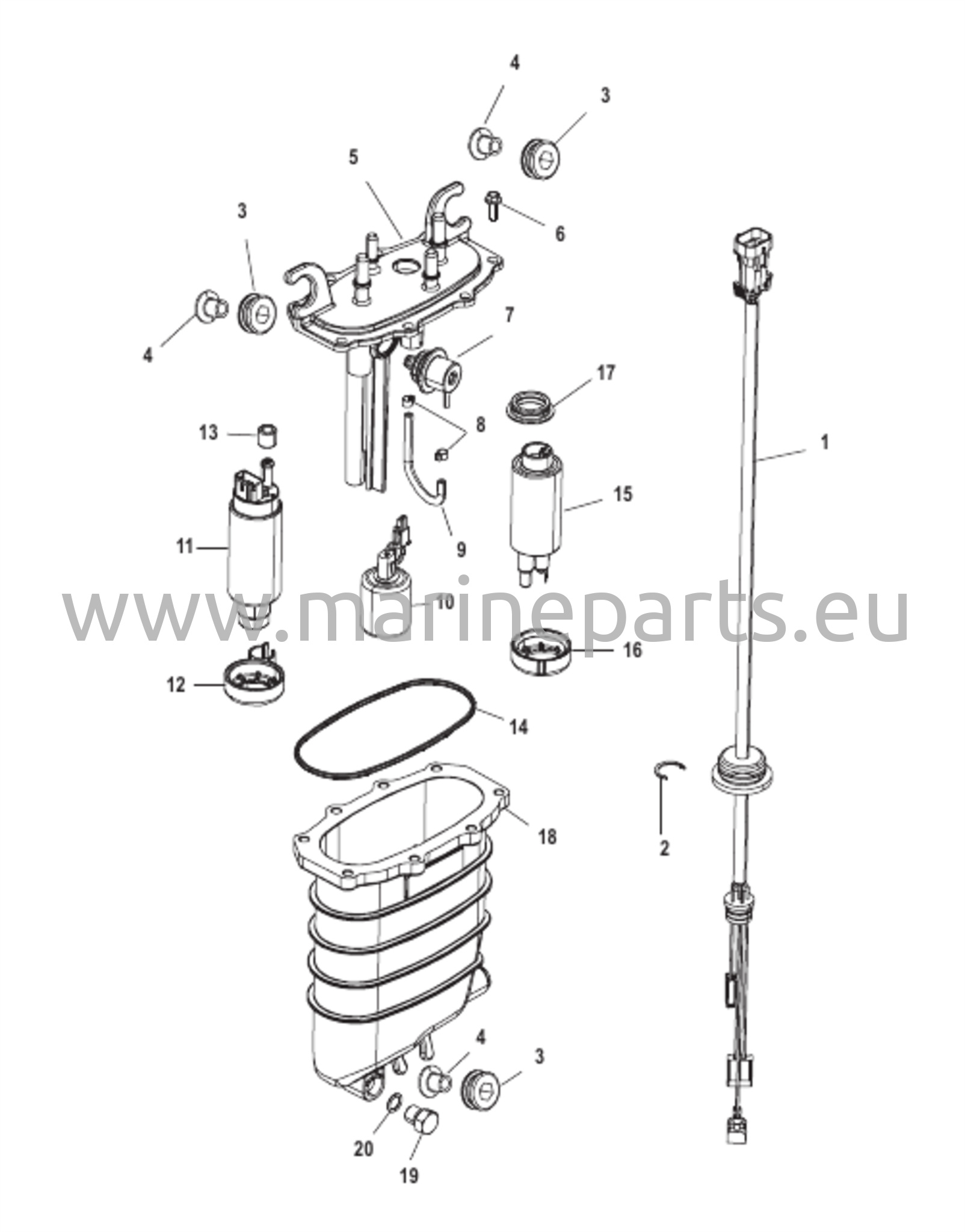 Polttoaineen syöttömoduuli