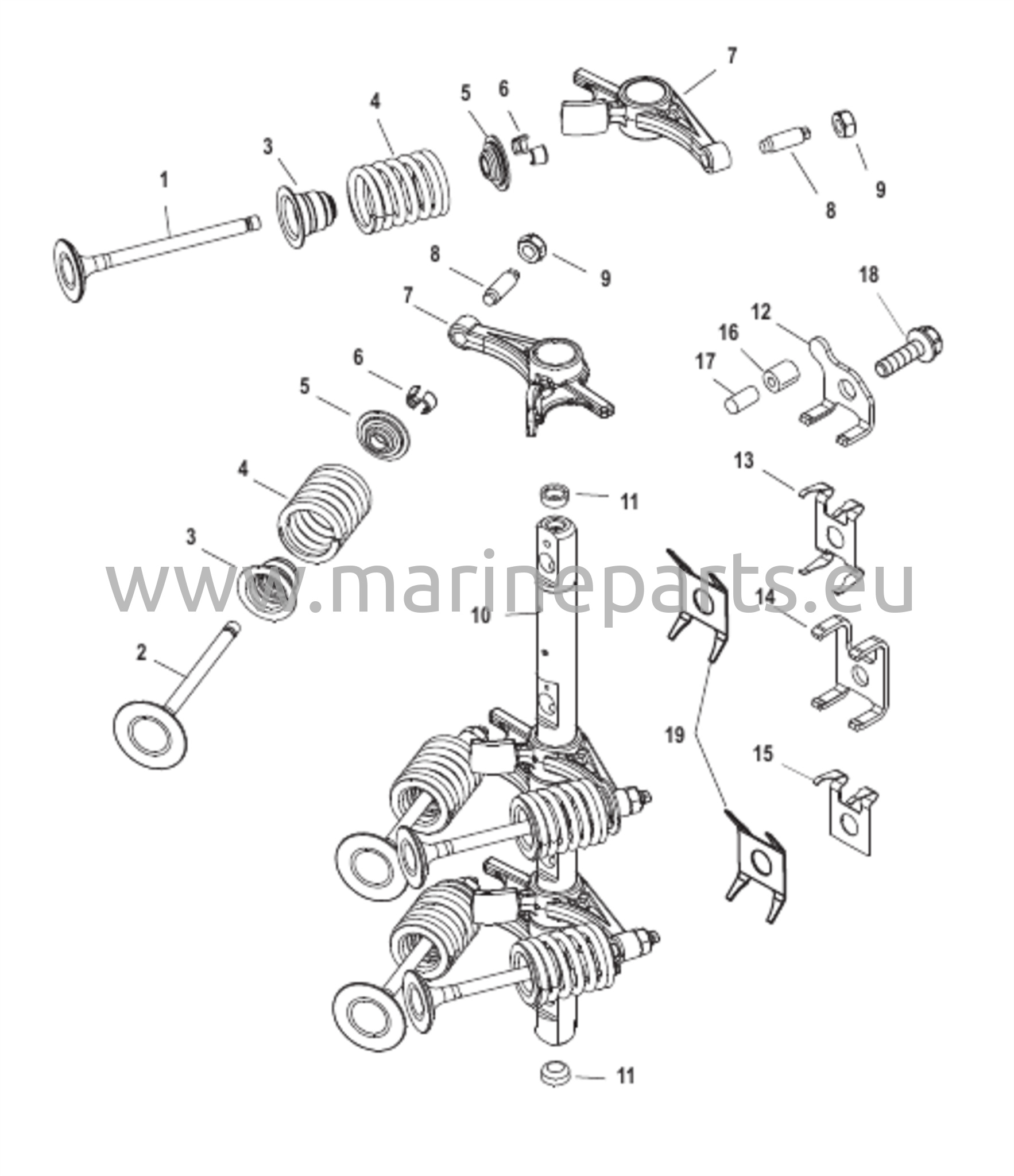 Insugs-/avgasventiler