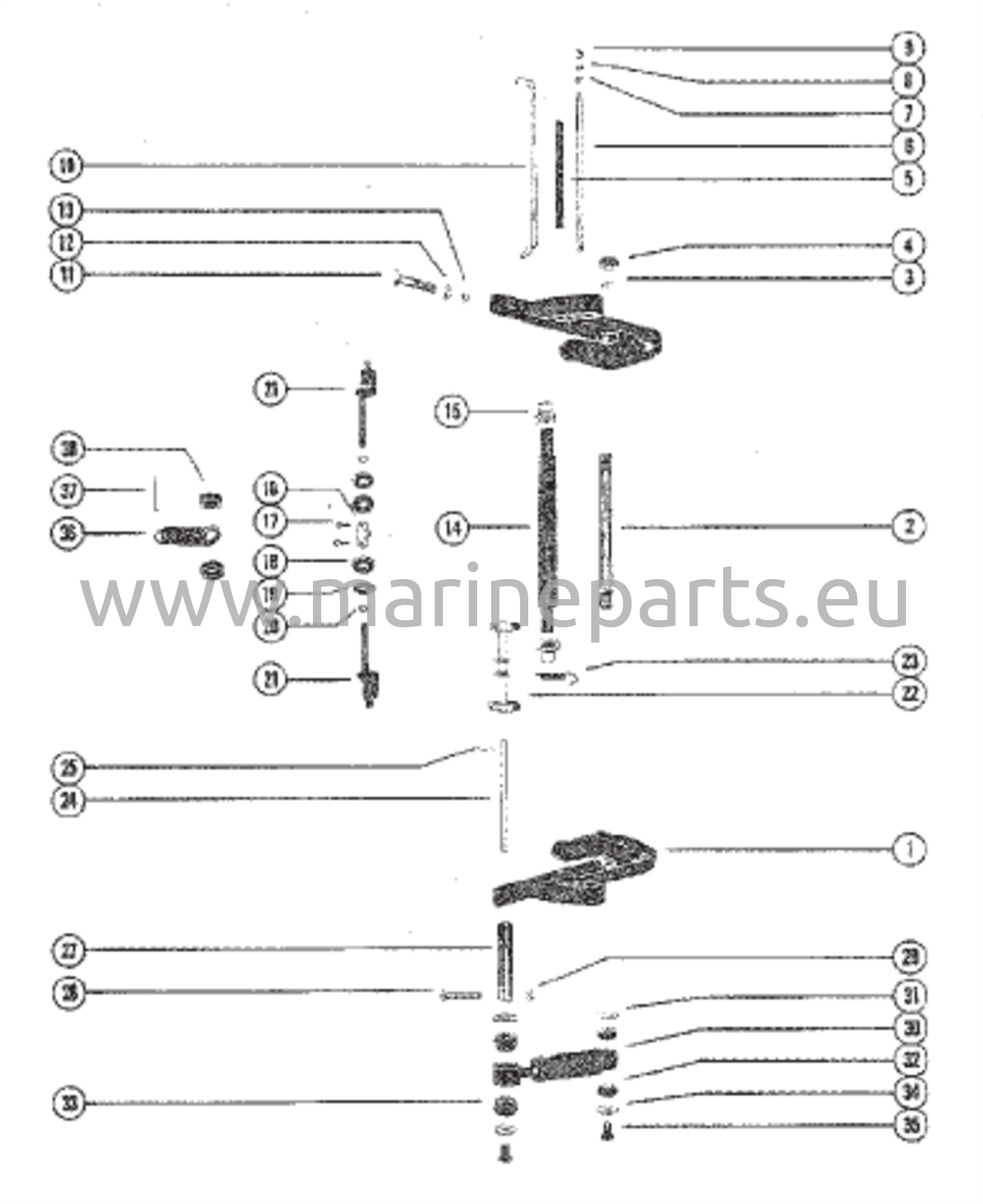 Peräpeilin kiinnike
