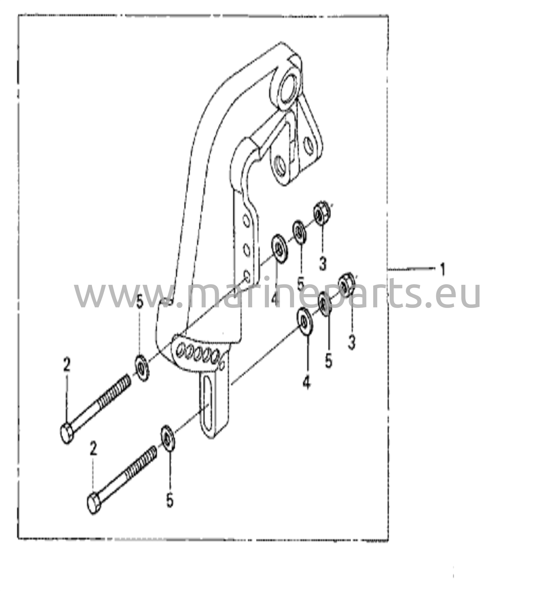 Utrustningssats för utombordsmotorinstallation