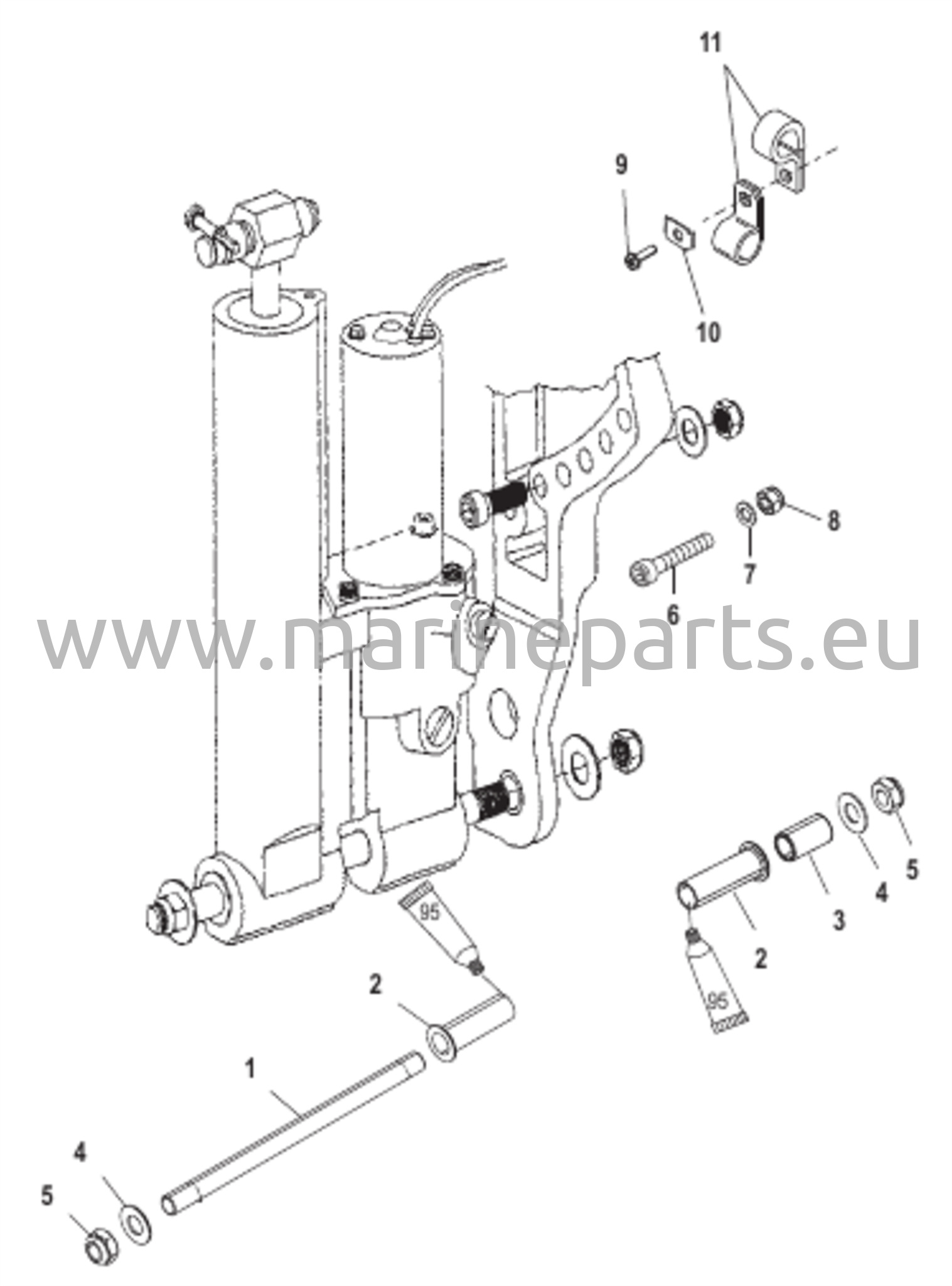 Voimanostimen kiinnitys