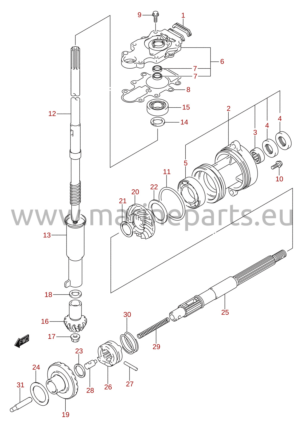 Transmission (DF25, DF25R)