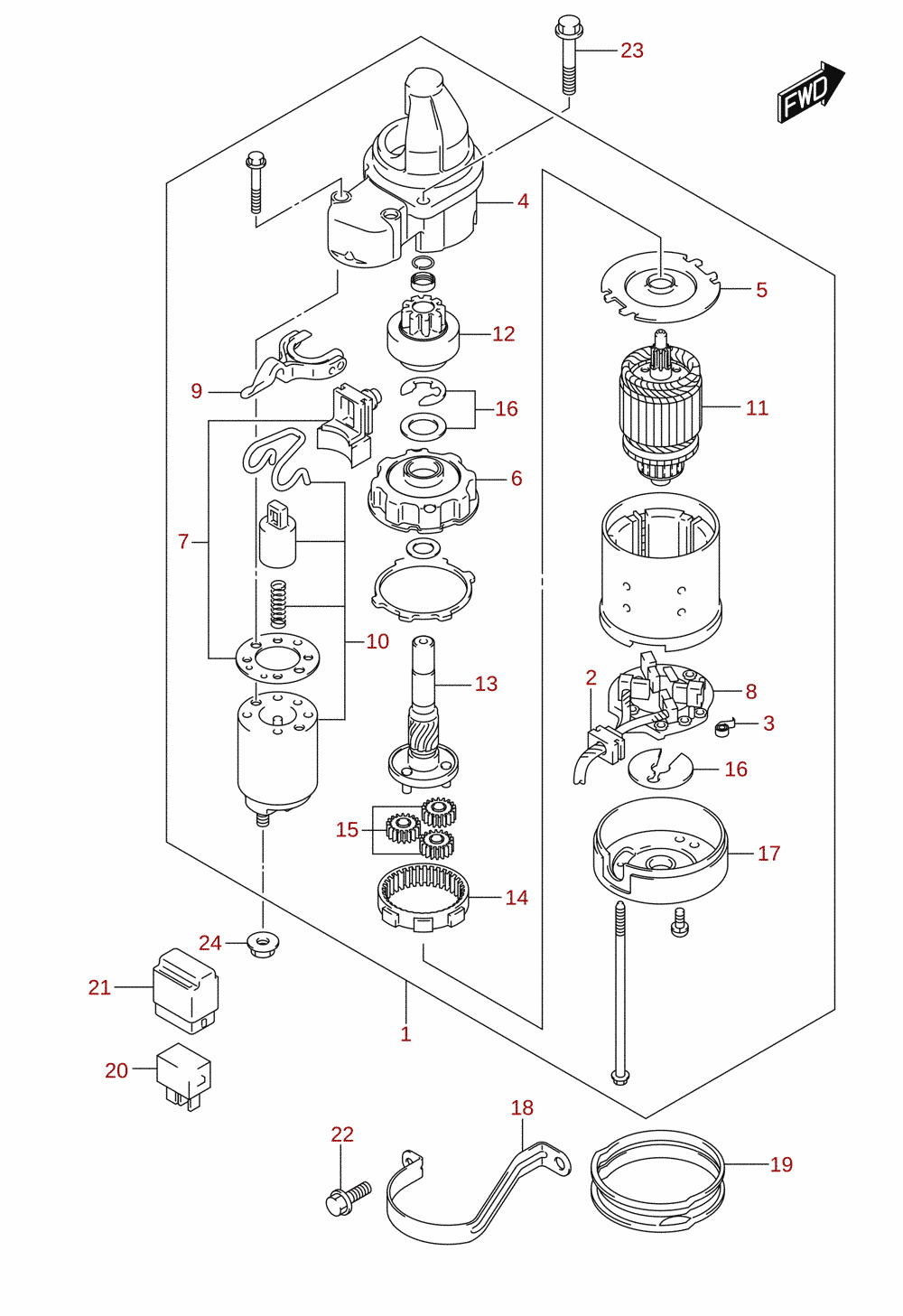 Motor de arranque (E-starter)