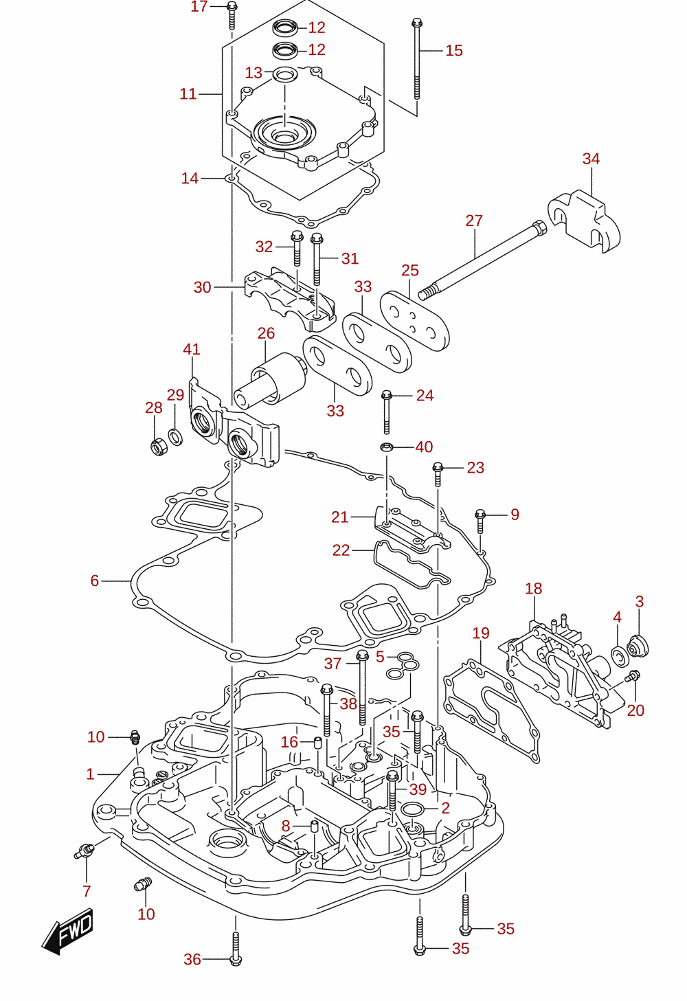 Motorhållare (DF200T)
