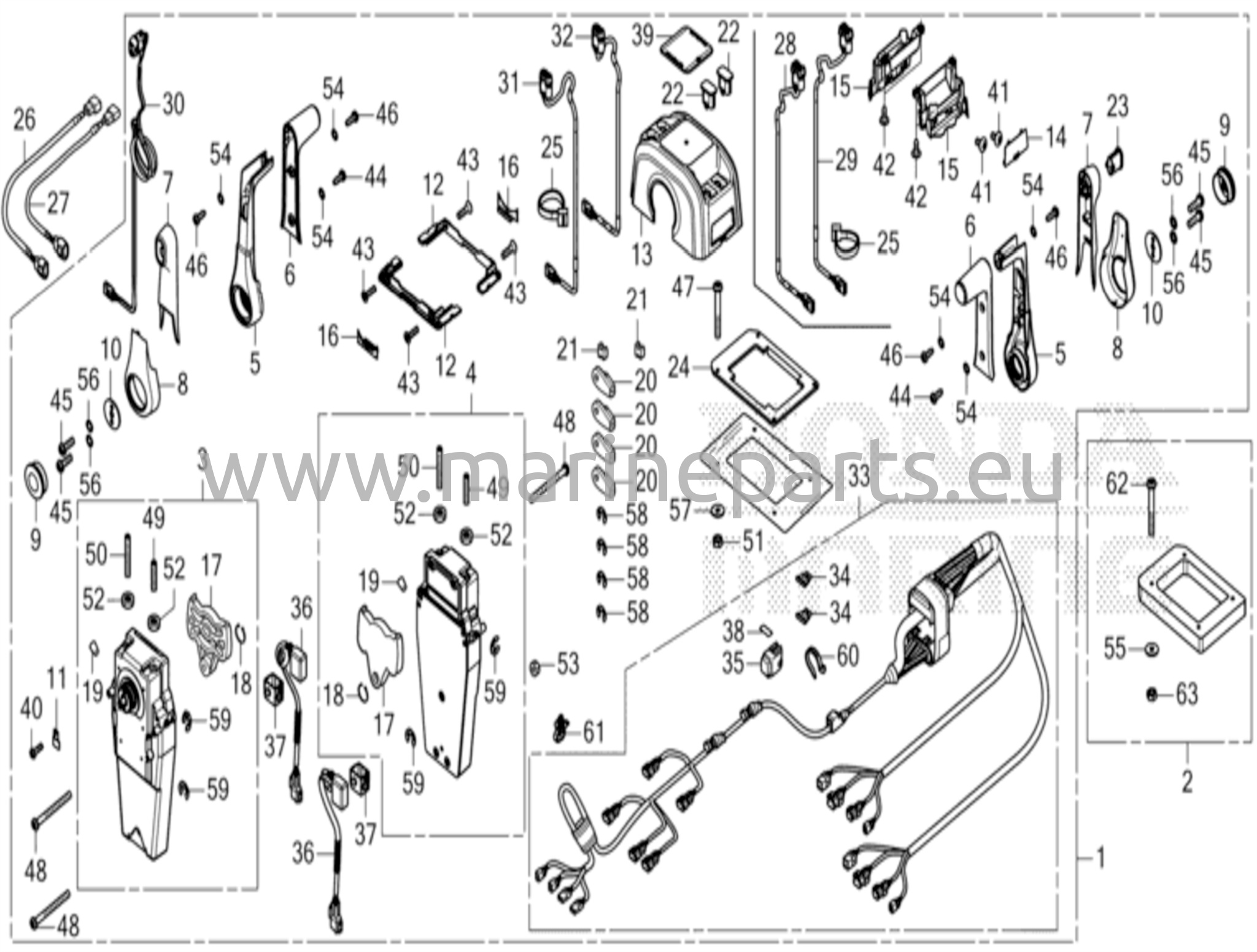 Kaukosäädin (yläkiinnitteinen kaksoistyyppi) (nhk mec)