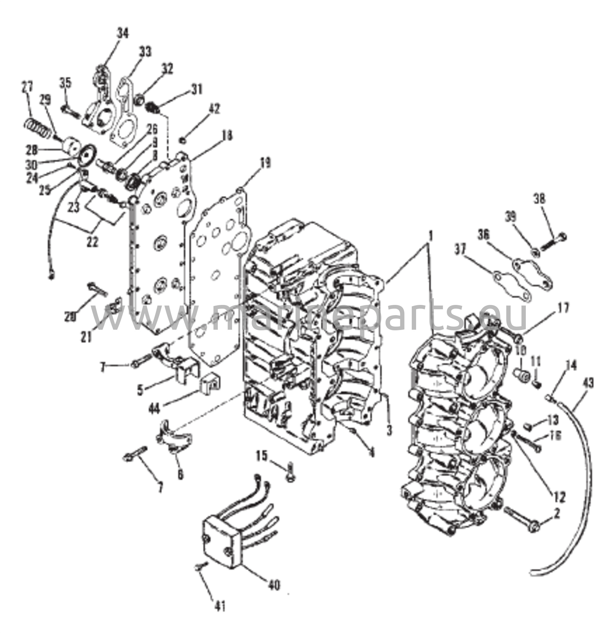 Sylinterilohko ja kampikammio