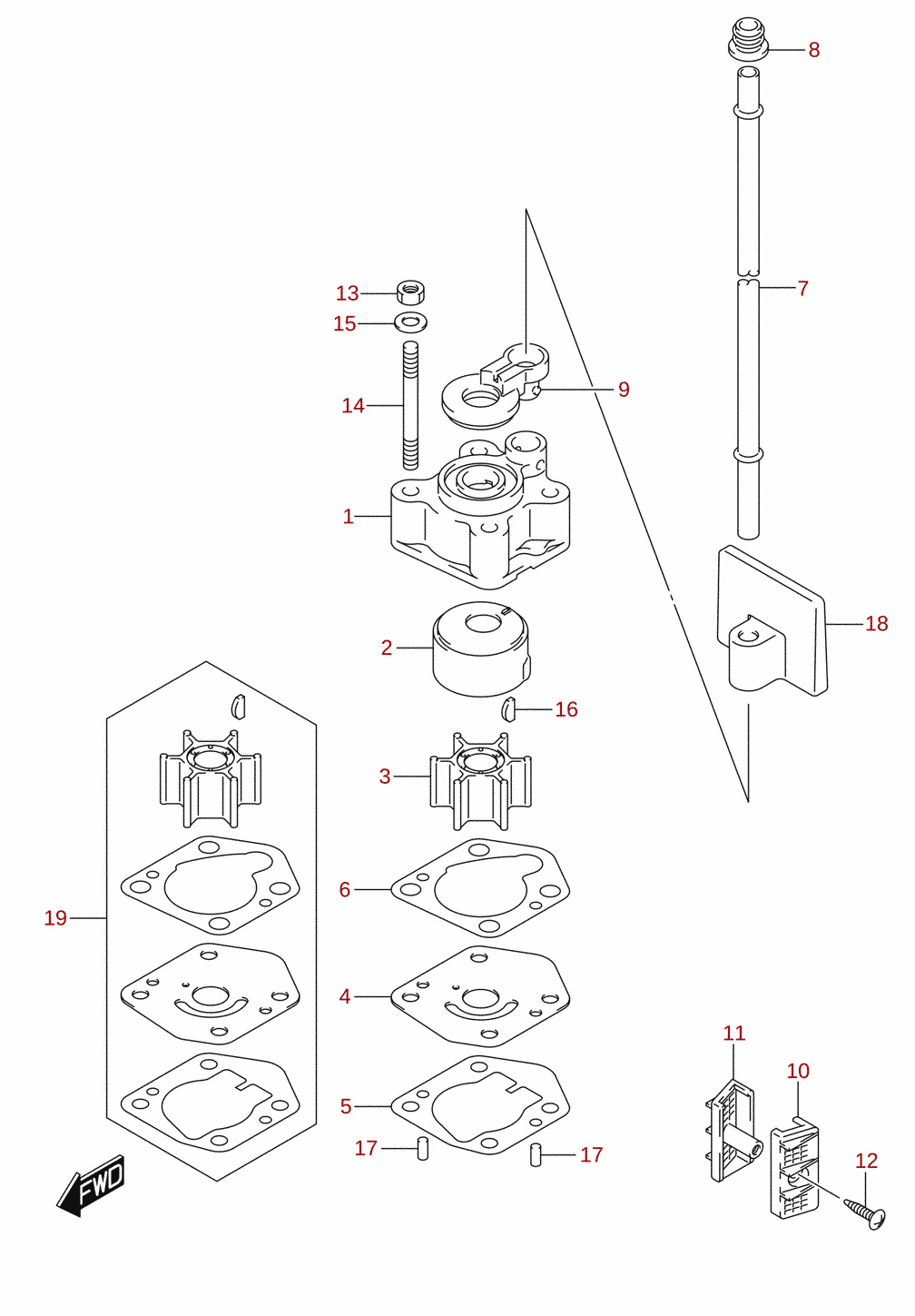 Water pump (DF20A)