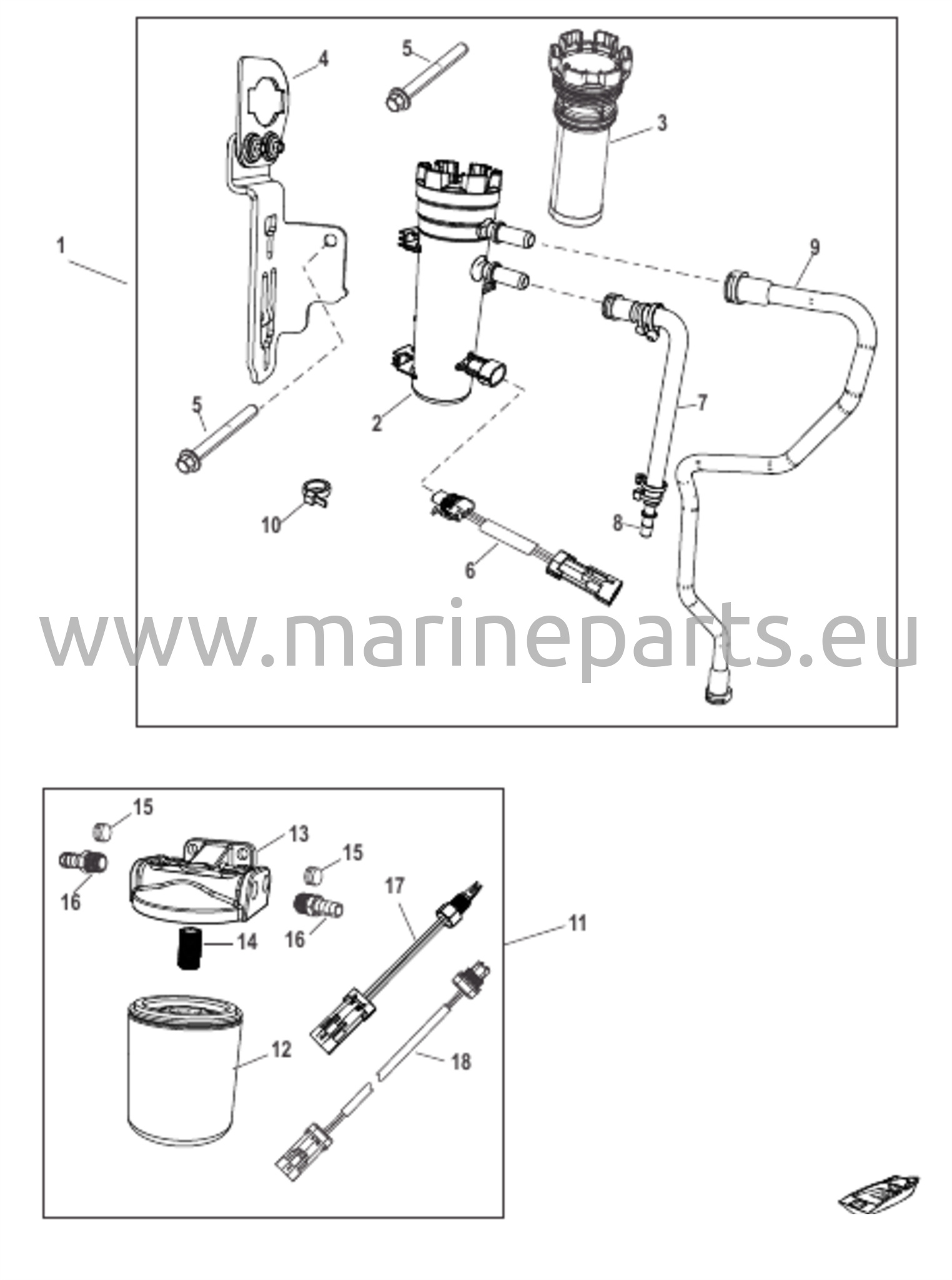 Polttoainesuodatinpaketit