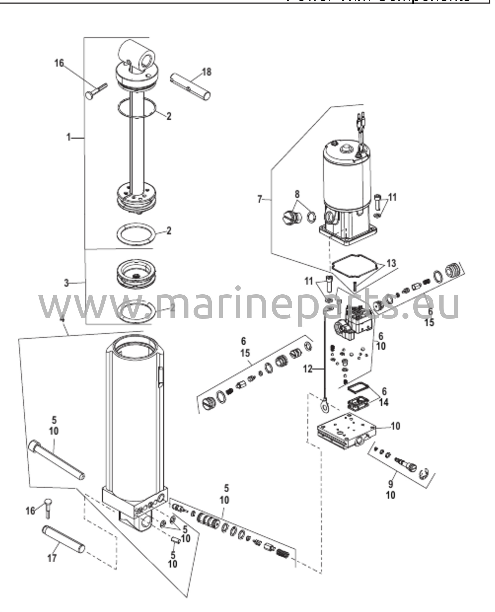 Voimansiirron trimmausosat