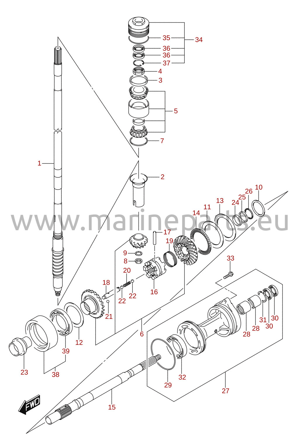 Transmission (DF200Z, DF225Z)