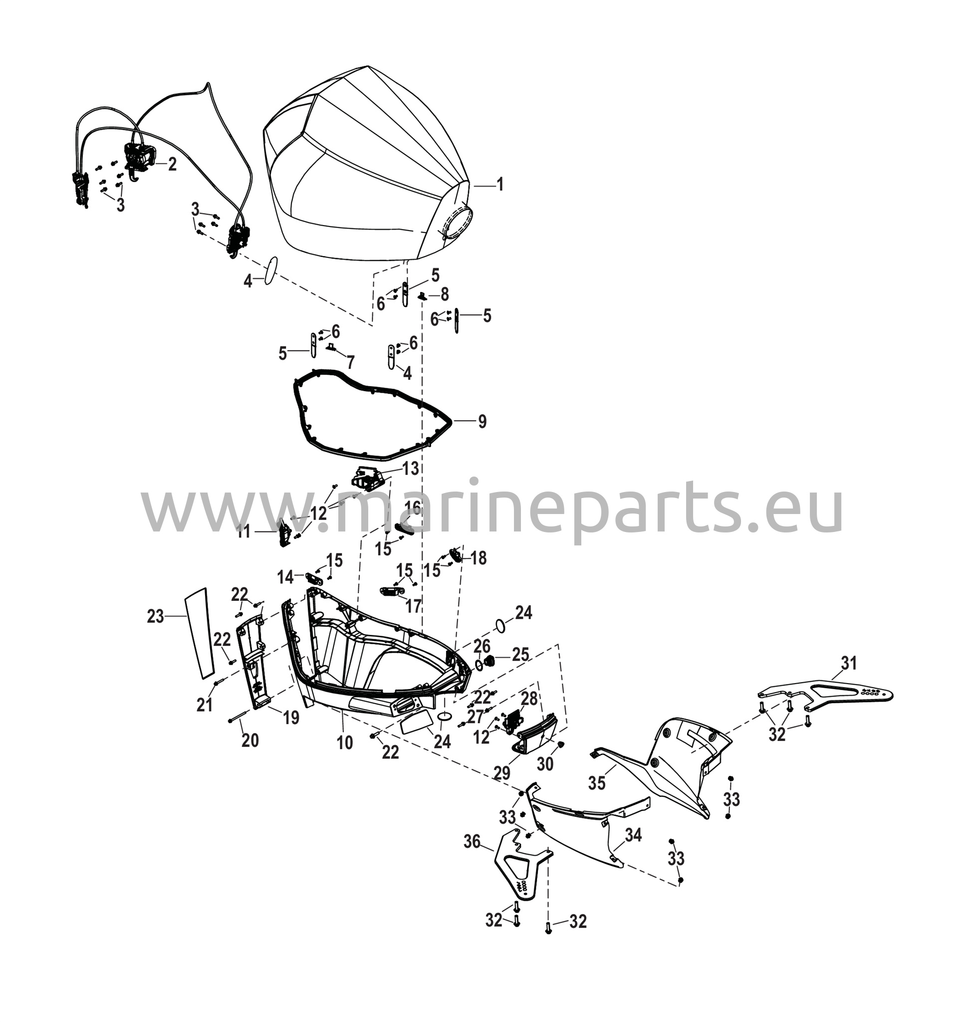 Konepellin suojalevy