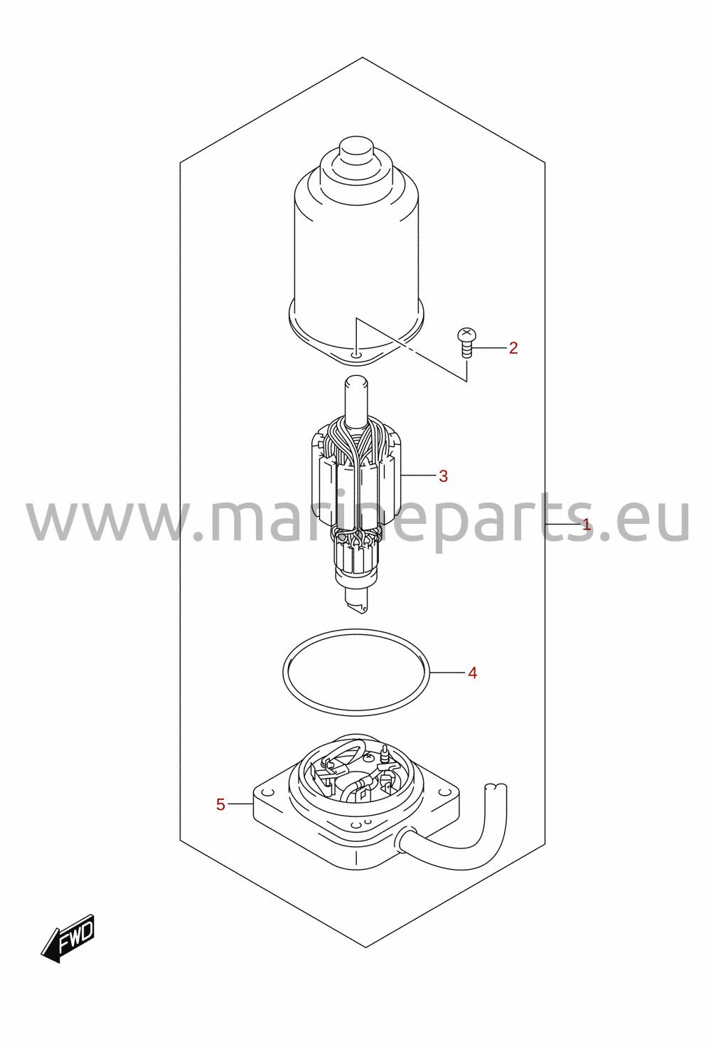 PTT-motor (DF25, DF30)