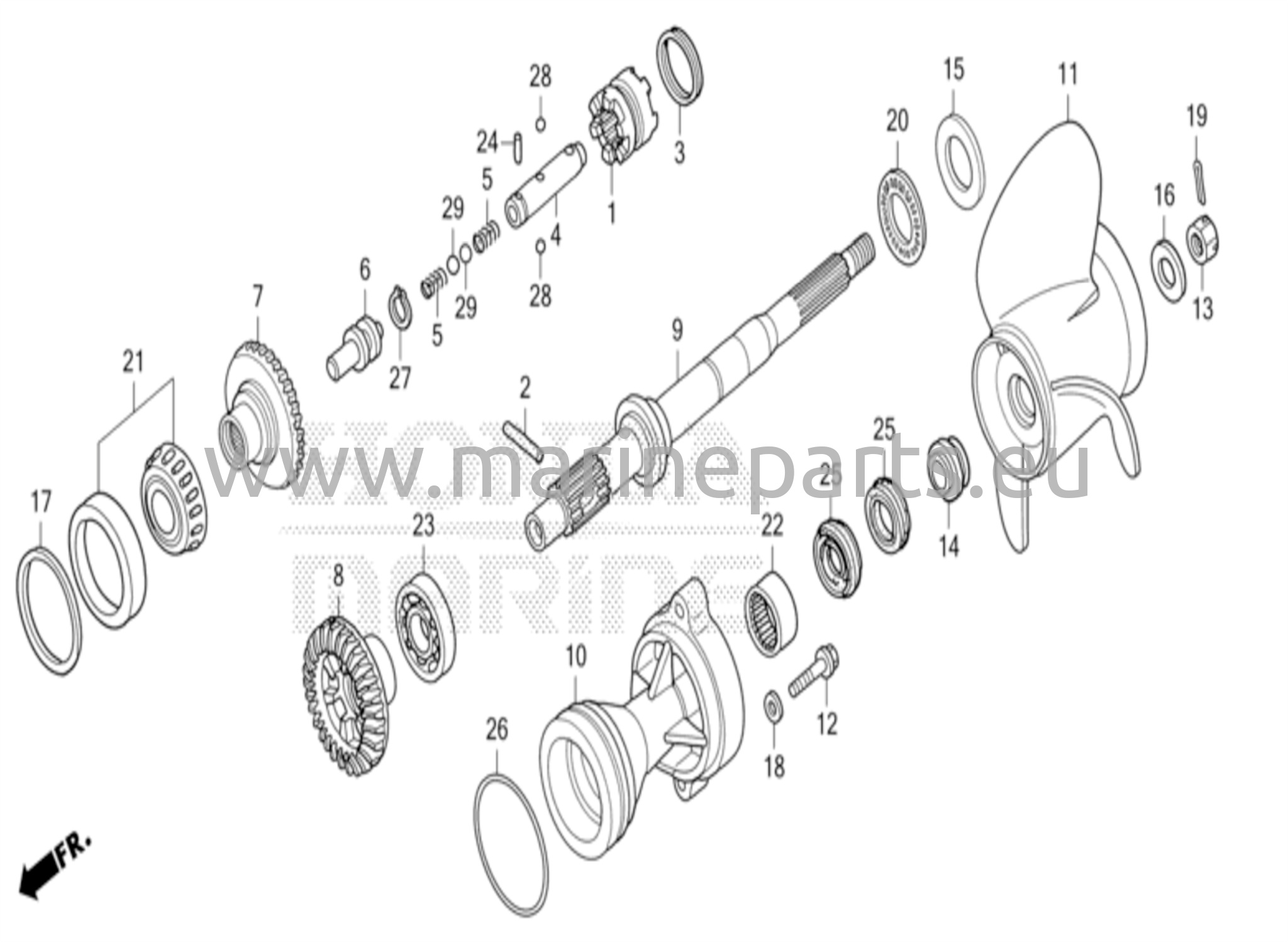 Kardaanivarsi ja potkuri