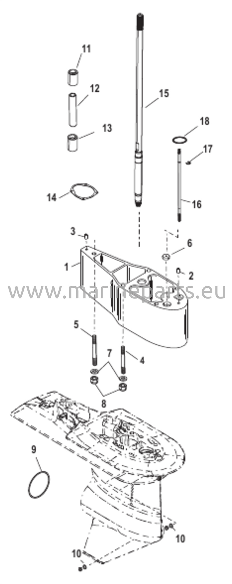 Laajennussarja voimansiirron kotelo 12092A20 - Command Thrust