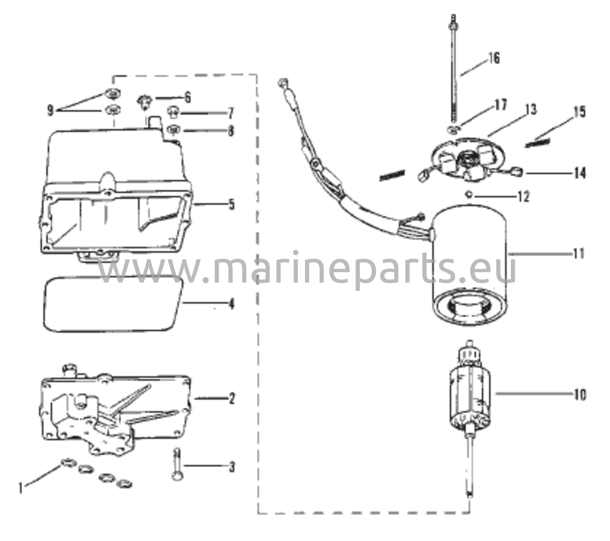 Hydraulic Pump Assembly (Metal Reservoir) 