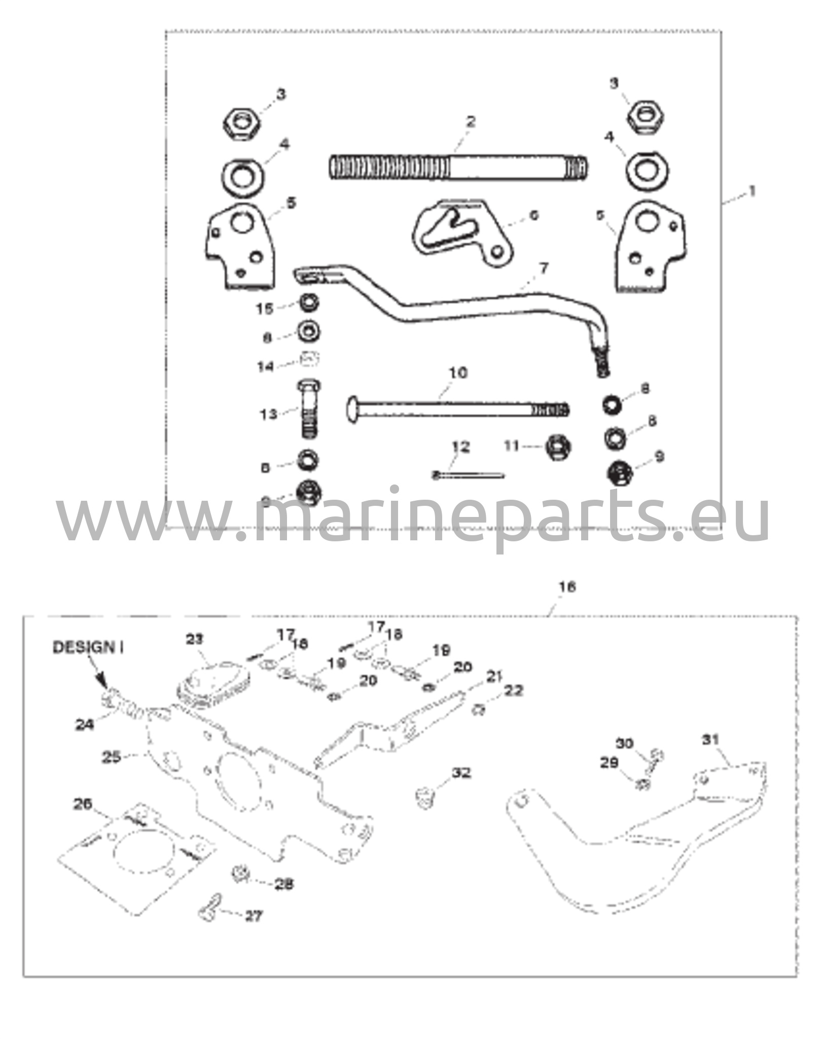 Remote Control Linkage (Design I) 