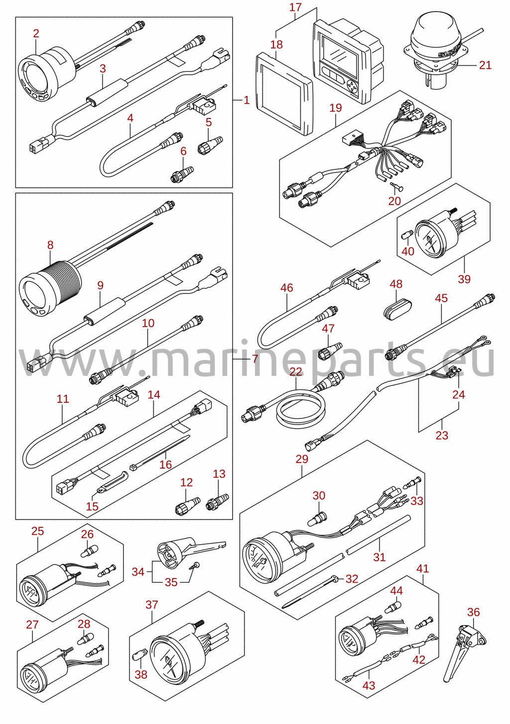 Instrument (DF25AR, DF30AR) (tillval)