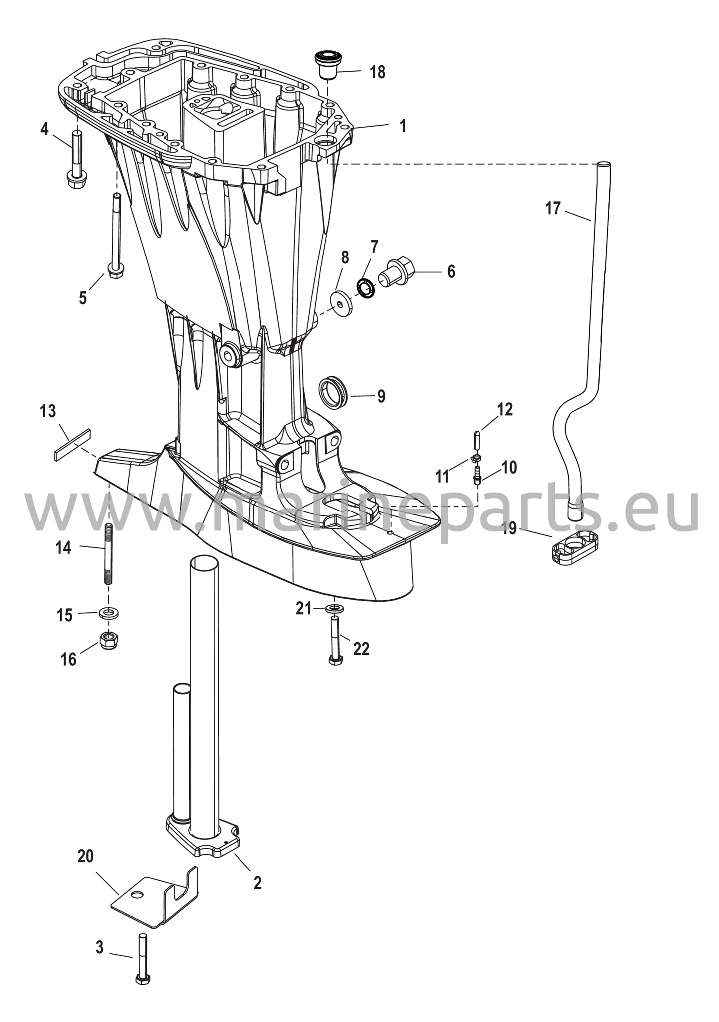 Voimansiirron akselikotelo